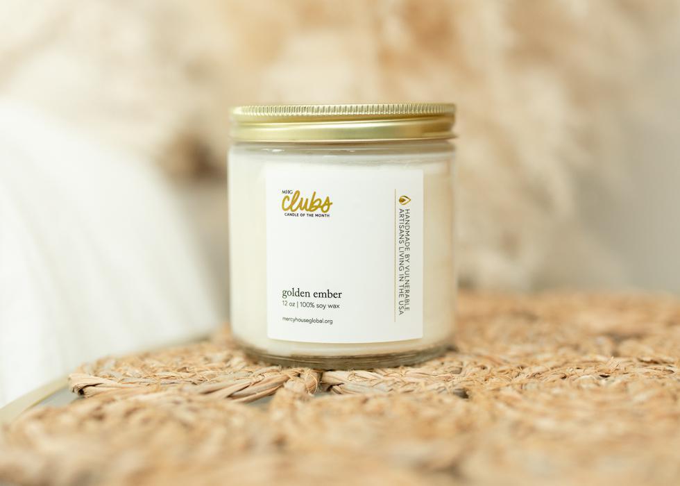 Golden Ember 12 oz Candle - Mercy House Global