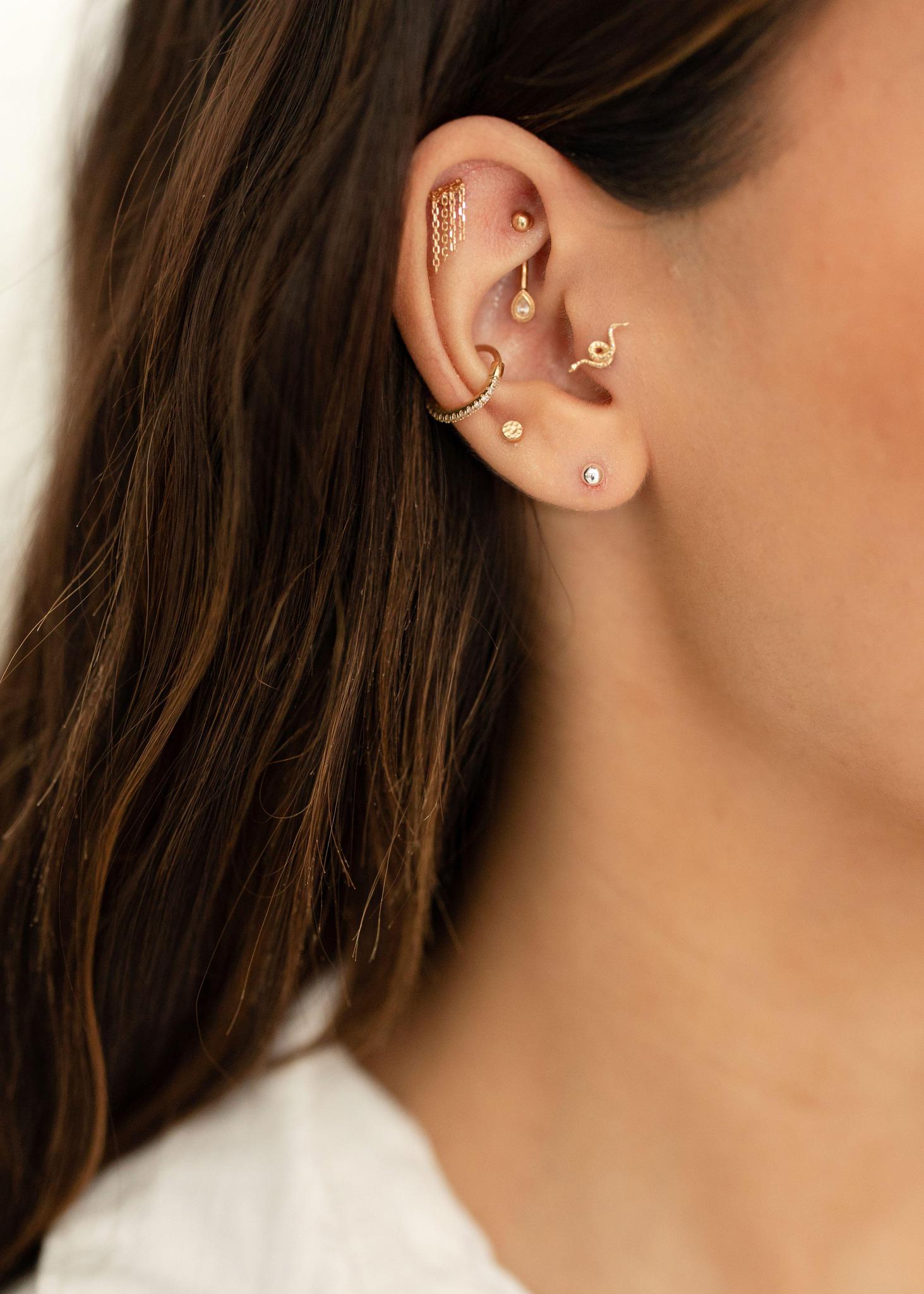 Small Ball Stud | Silver or Gold