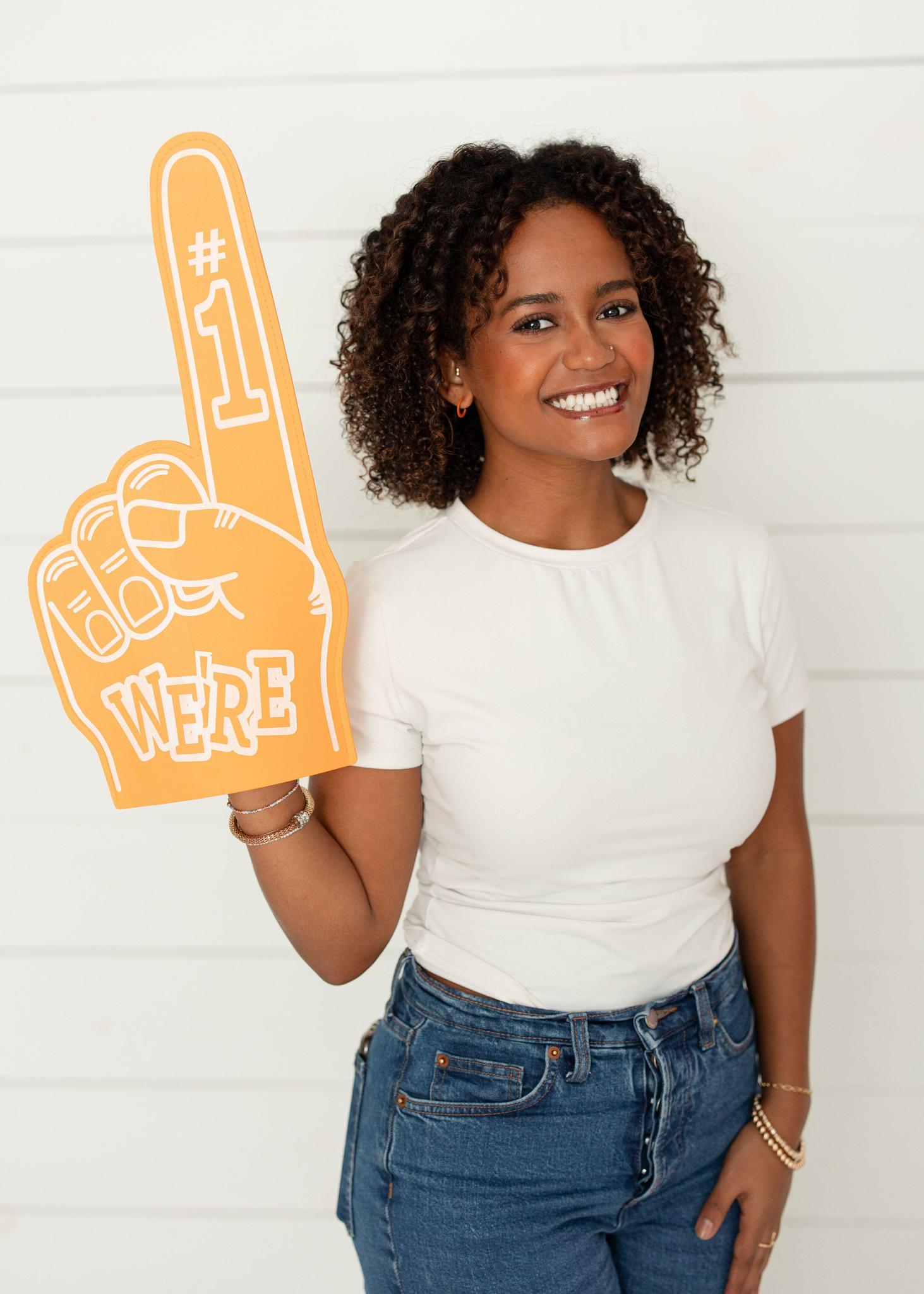 Orange | Small Game Day Hoops