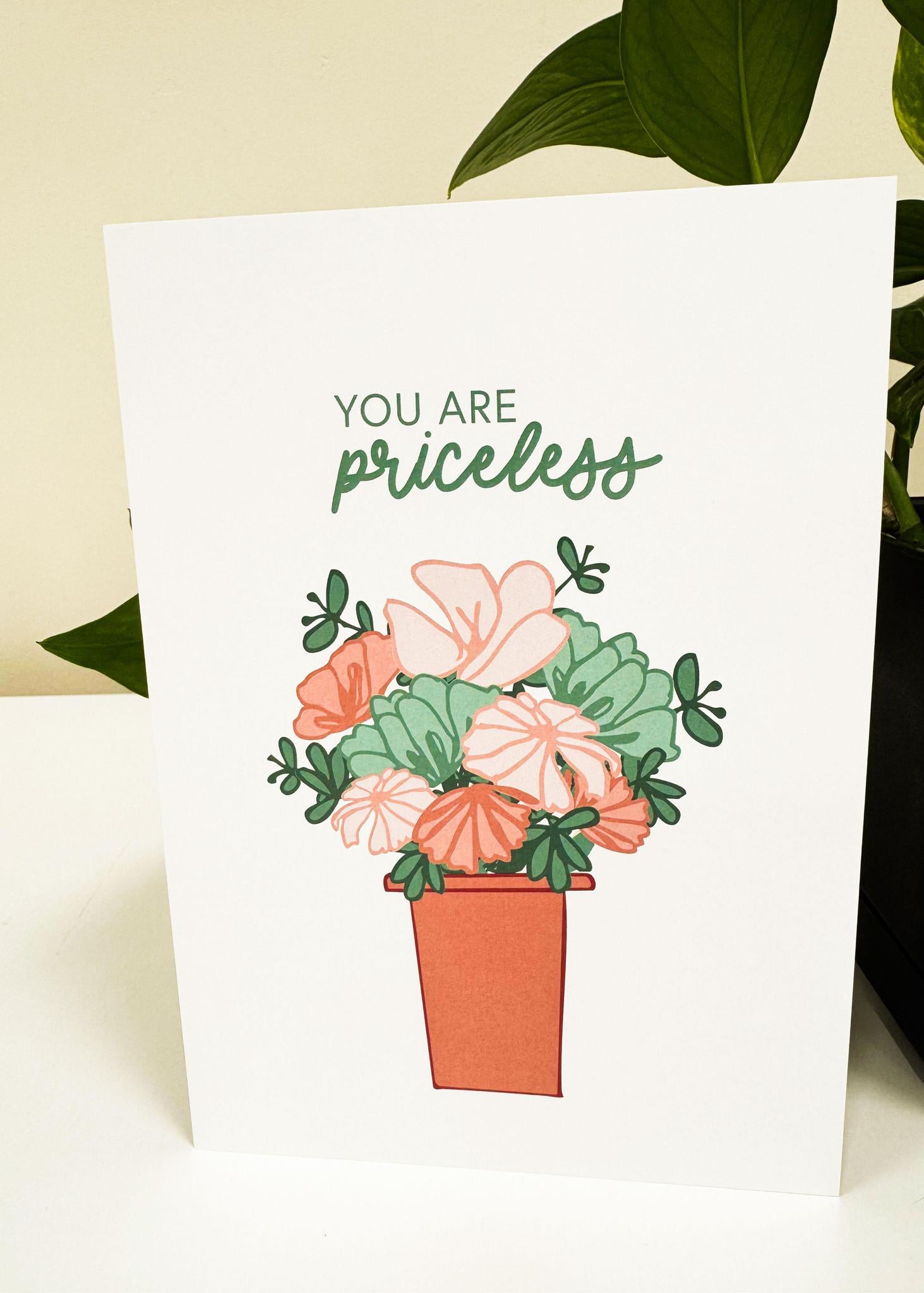 She is Priceless Greeting Card