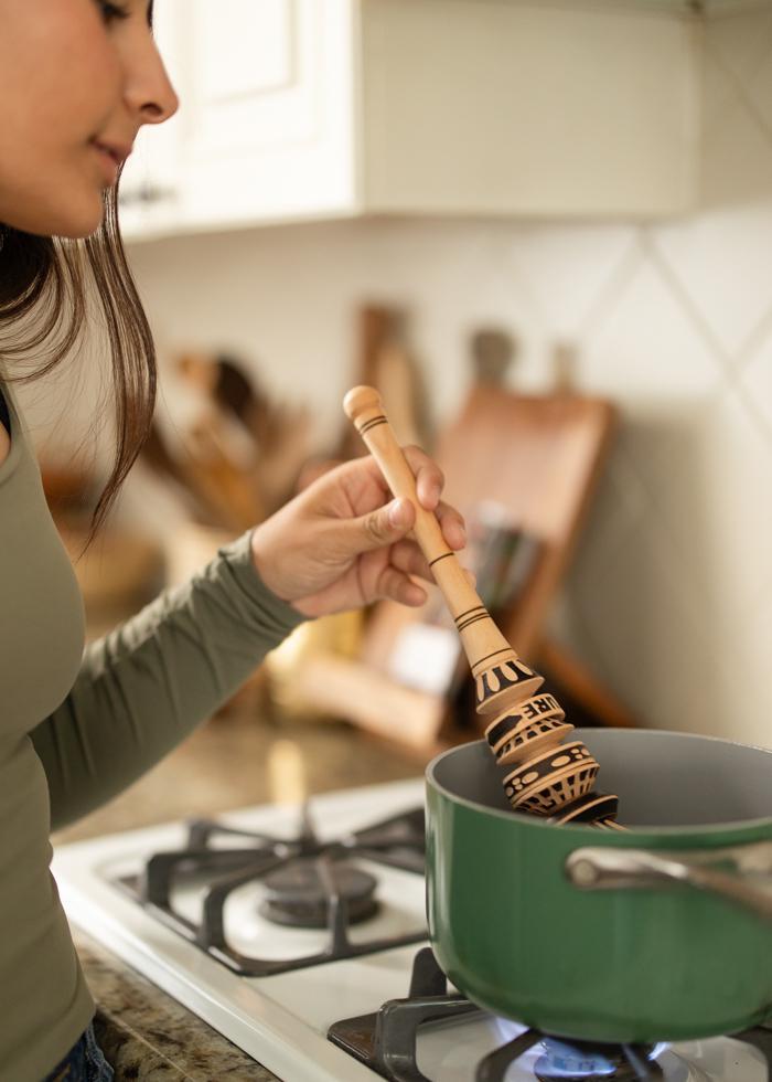 Traditional Molinillo Whisk