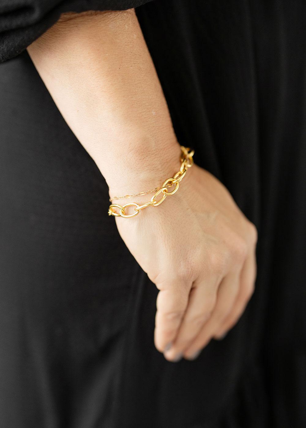 Oval Link Bracelet | Silver or Gold - Mercy House Global