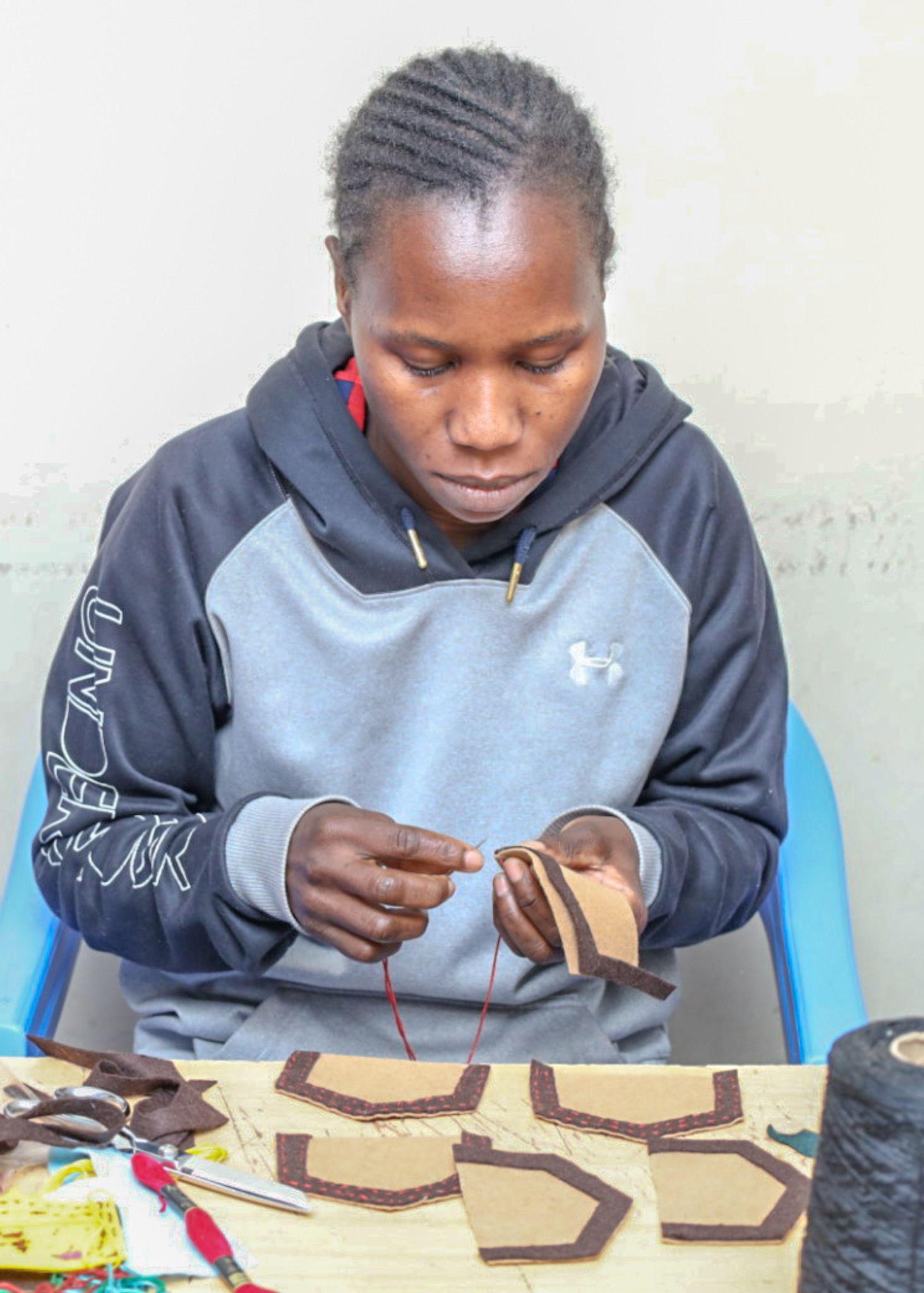 Hand-Stitched Felt Nativity Ornament