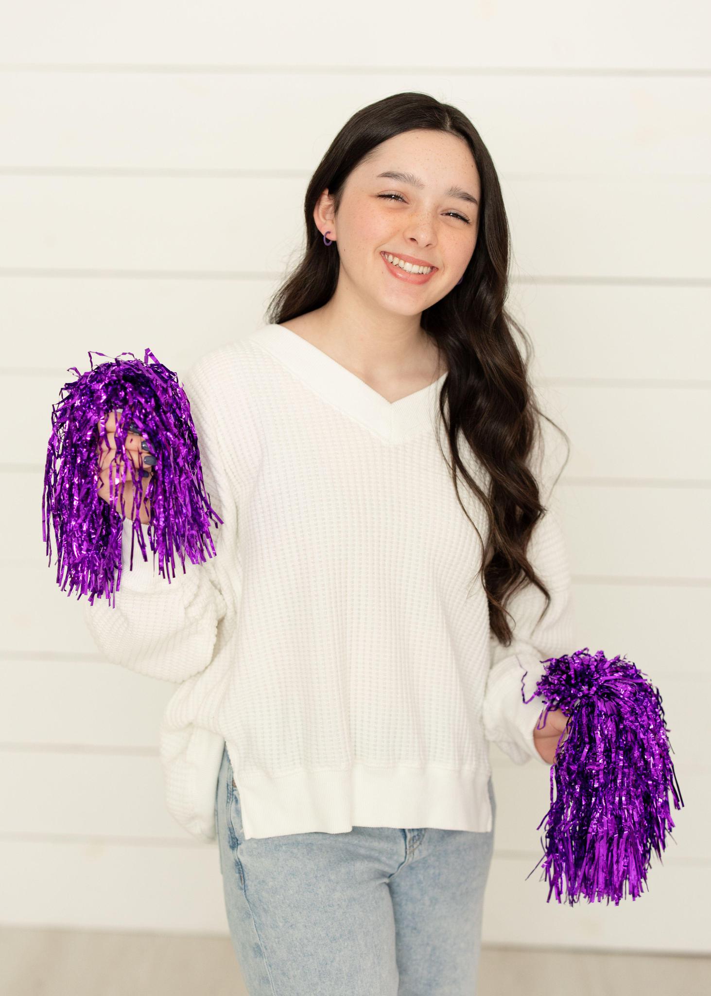 Purple | Small Game Day Hoops