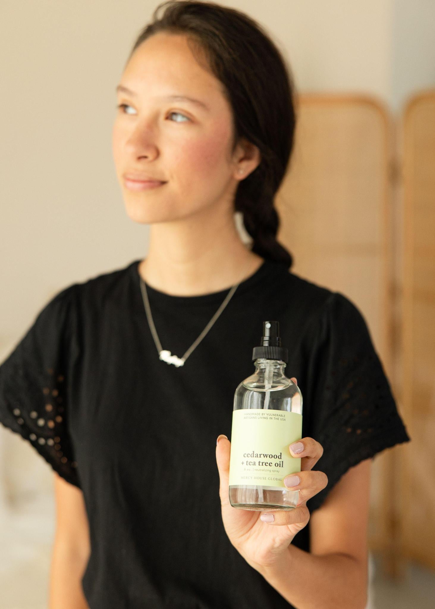 Cedarwood + Tea Tree Oil | 8 oz. Neutralizing Spray - Mercy House Global