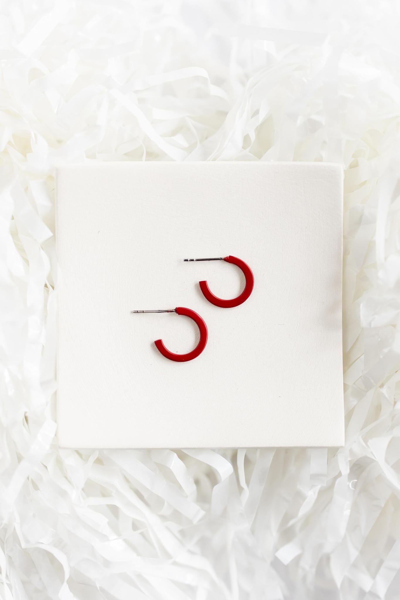 Red | Small Game Day Hoops