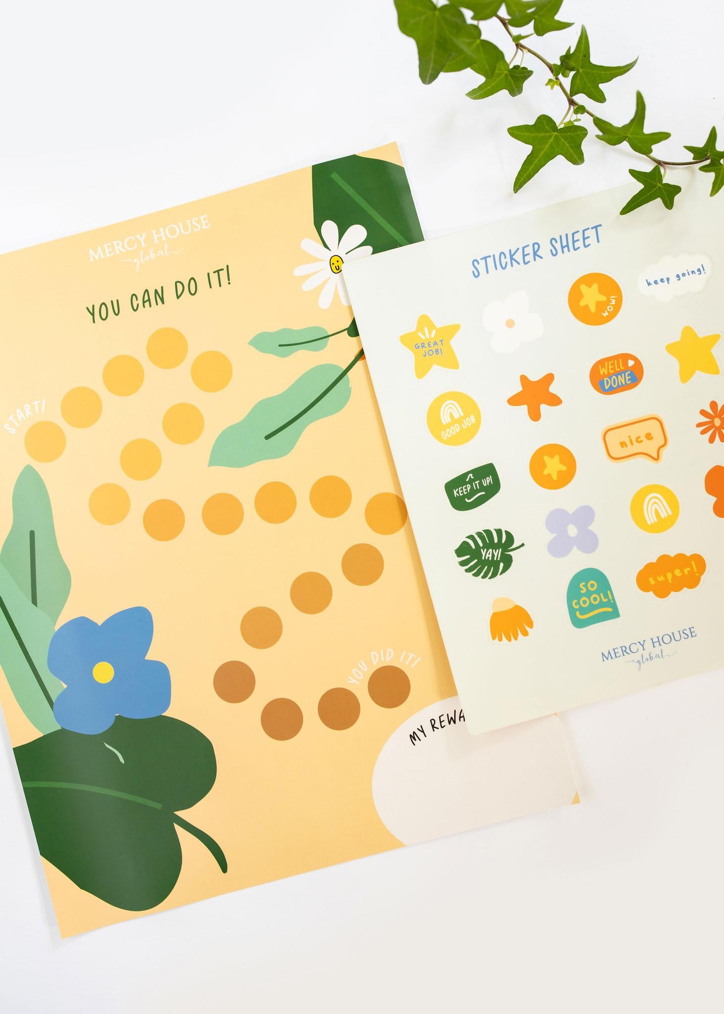 You Can Do It! | Reward Chart + Stickers