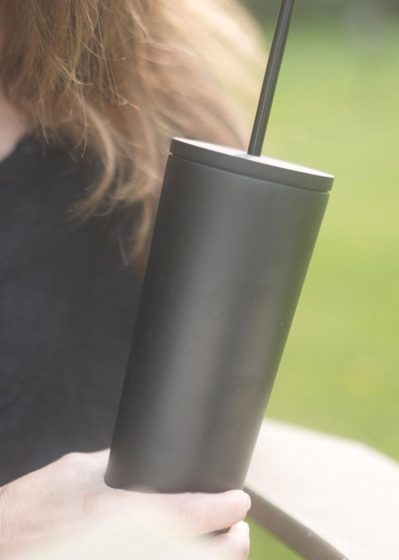 24 oz Classic Black Tumbler - Mercy House Global