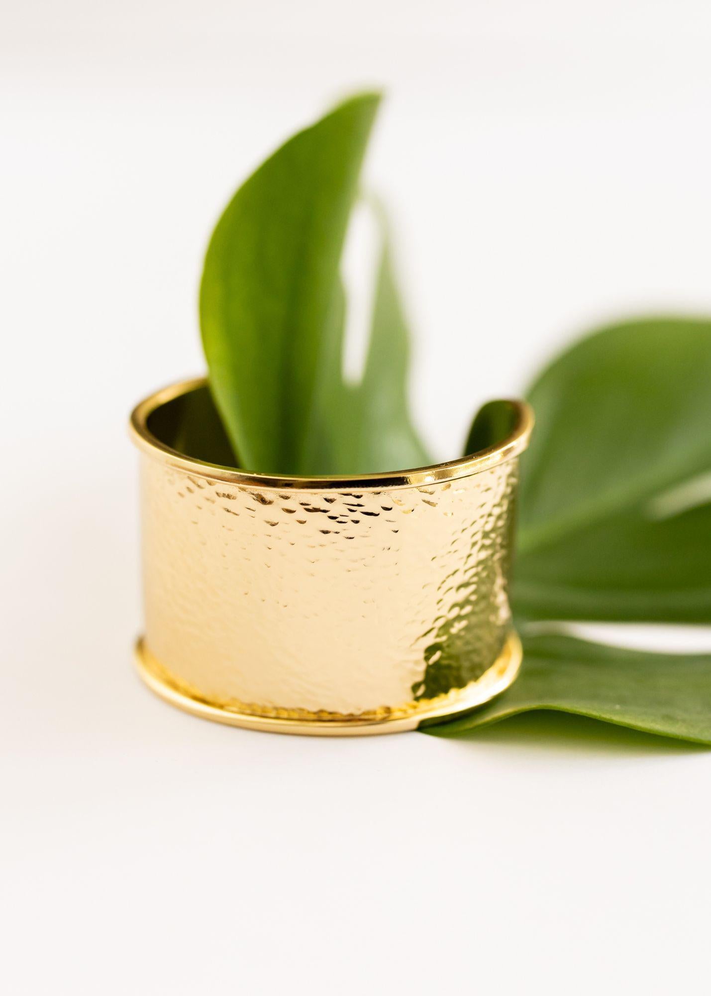 Empowered Hammered Cuff - Mercy House Global