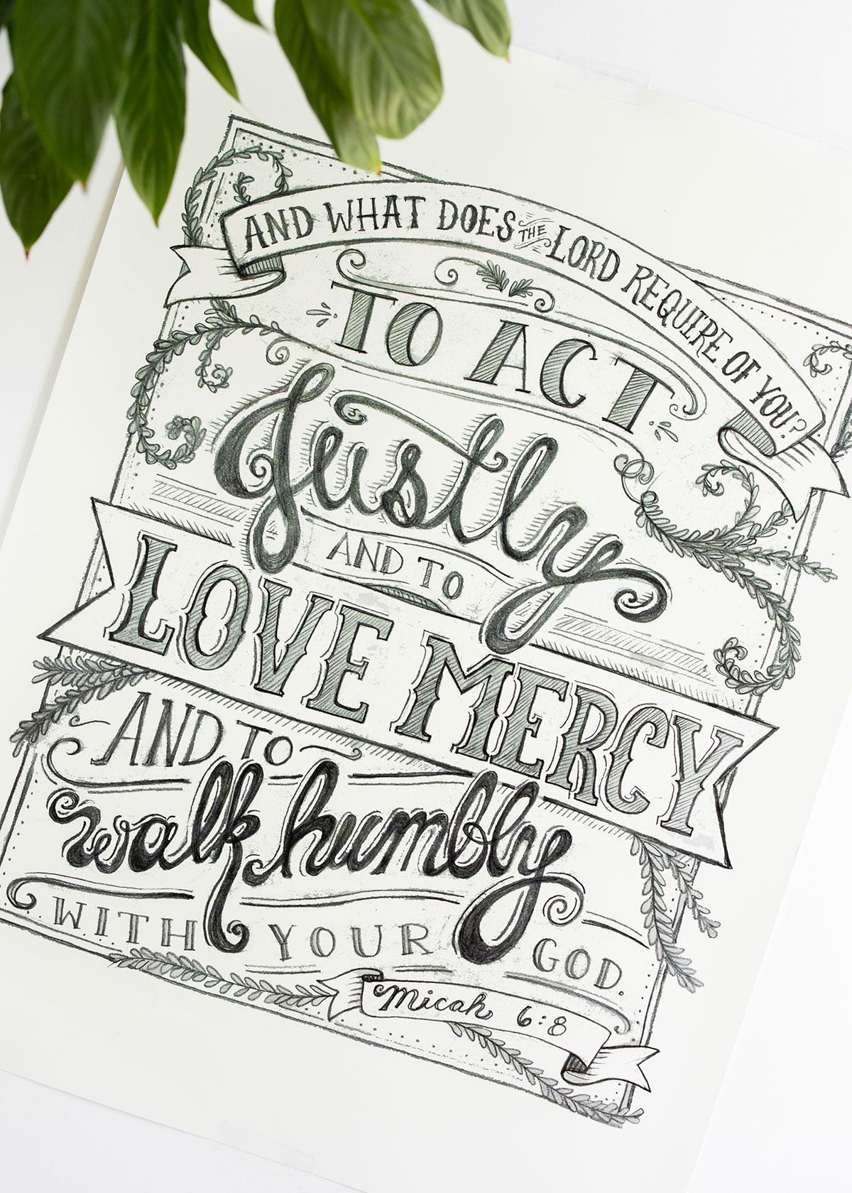 Micah 6:8 | 18" x 24" Poster - Mercy House Global