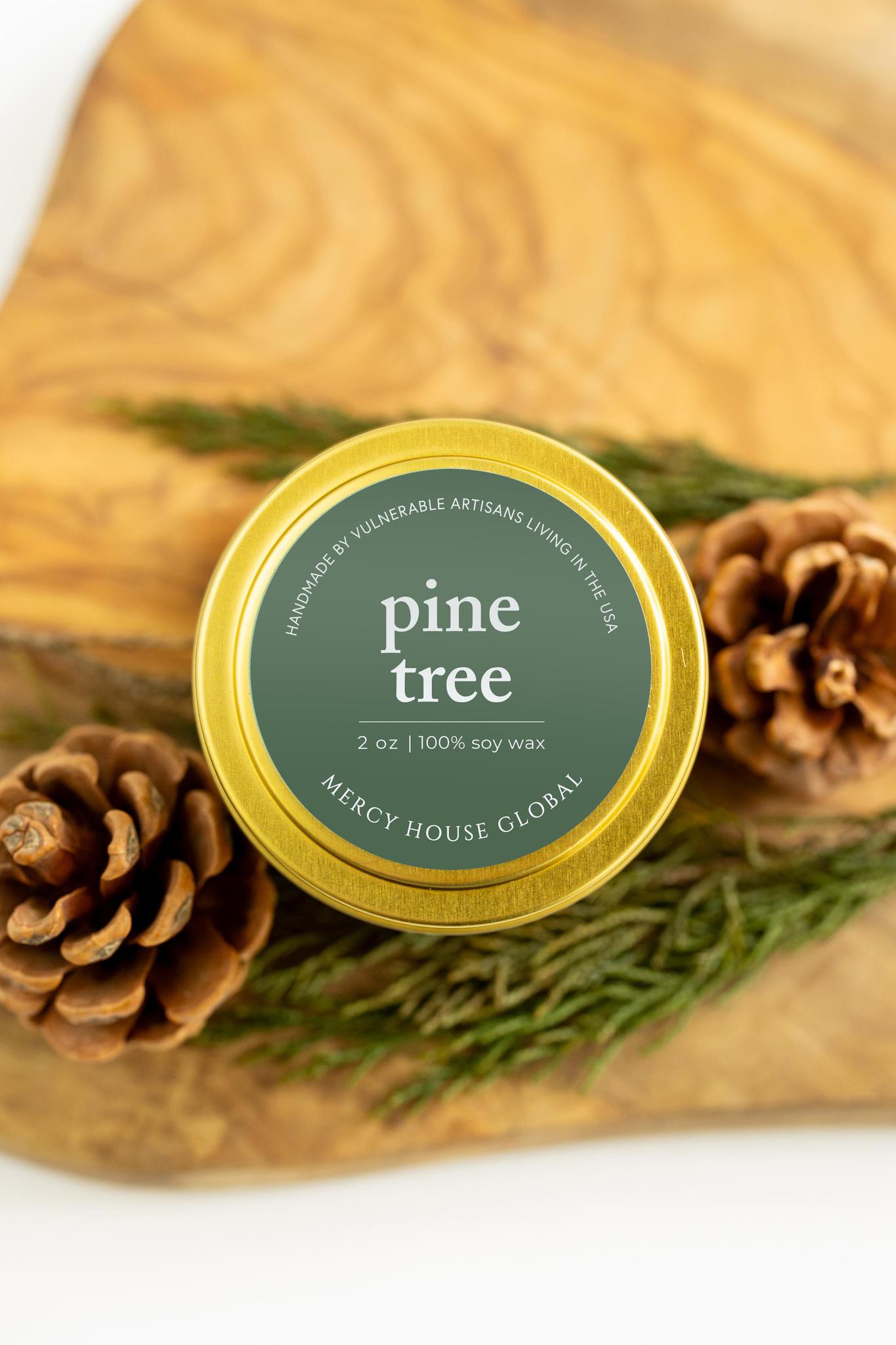 Pine Tree Candle | 2 oz Tin