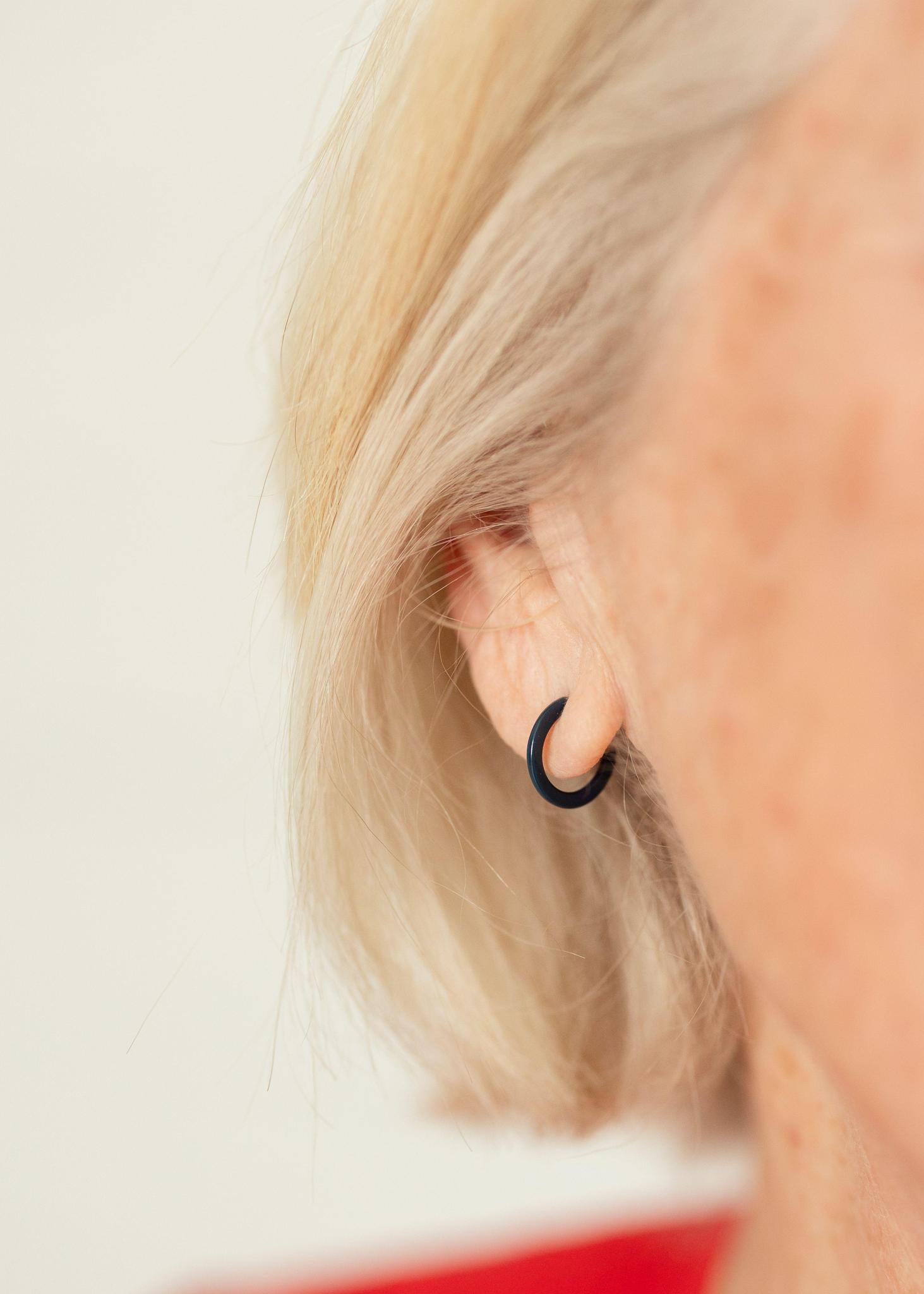 Navy | Small Game Day Hoops