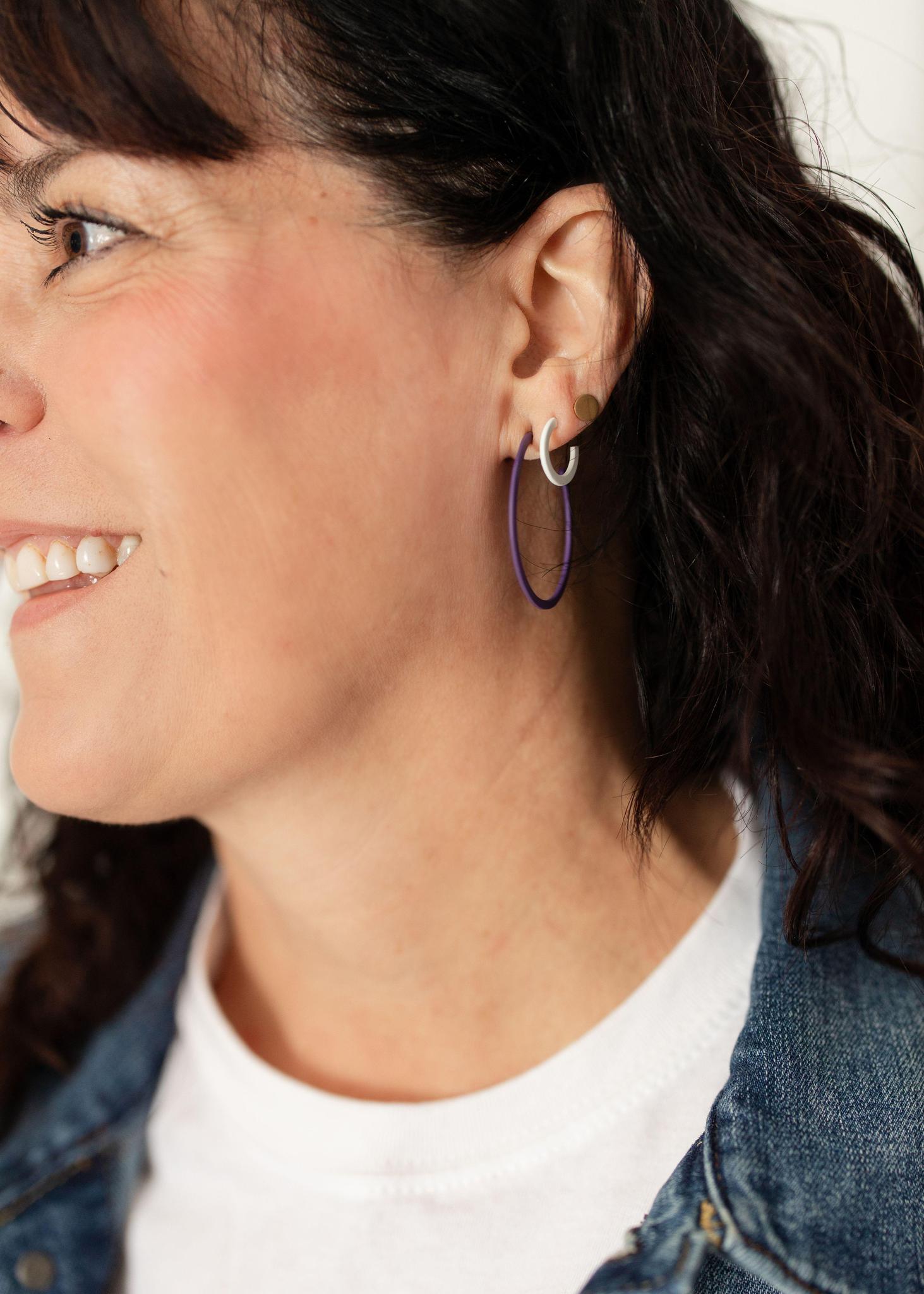 Purple | Medium Game Day Hoops