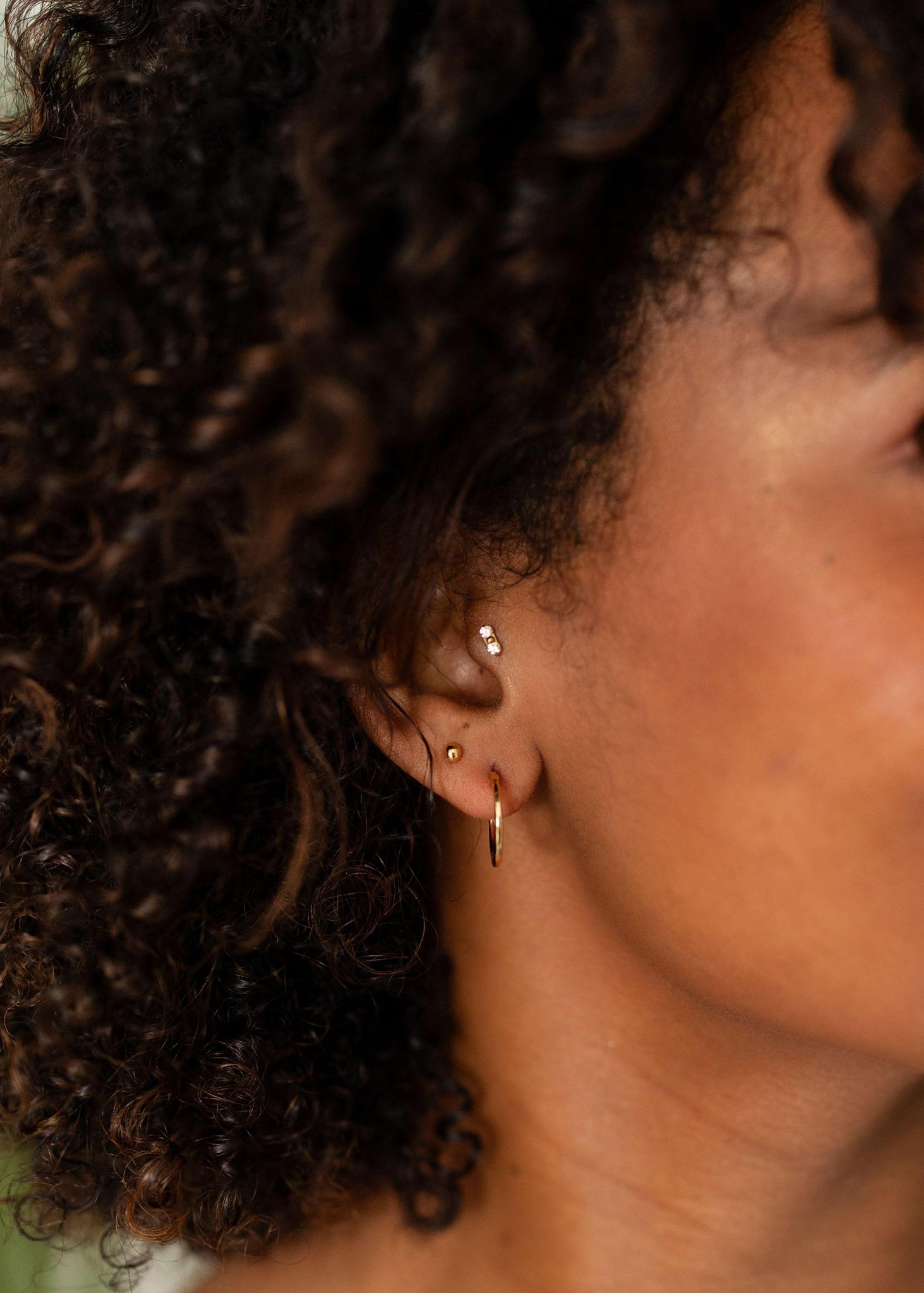 Small Ball Stud | Silver or Gold