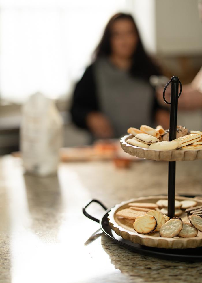 Hand-carved Tiered Wooden Tray - Mercy House Global