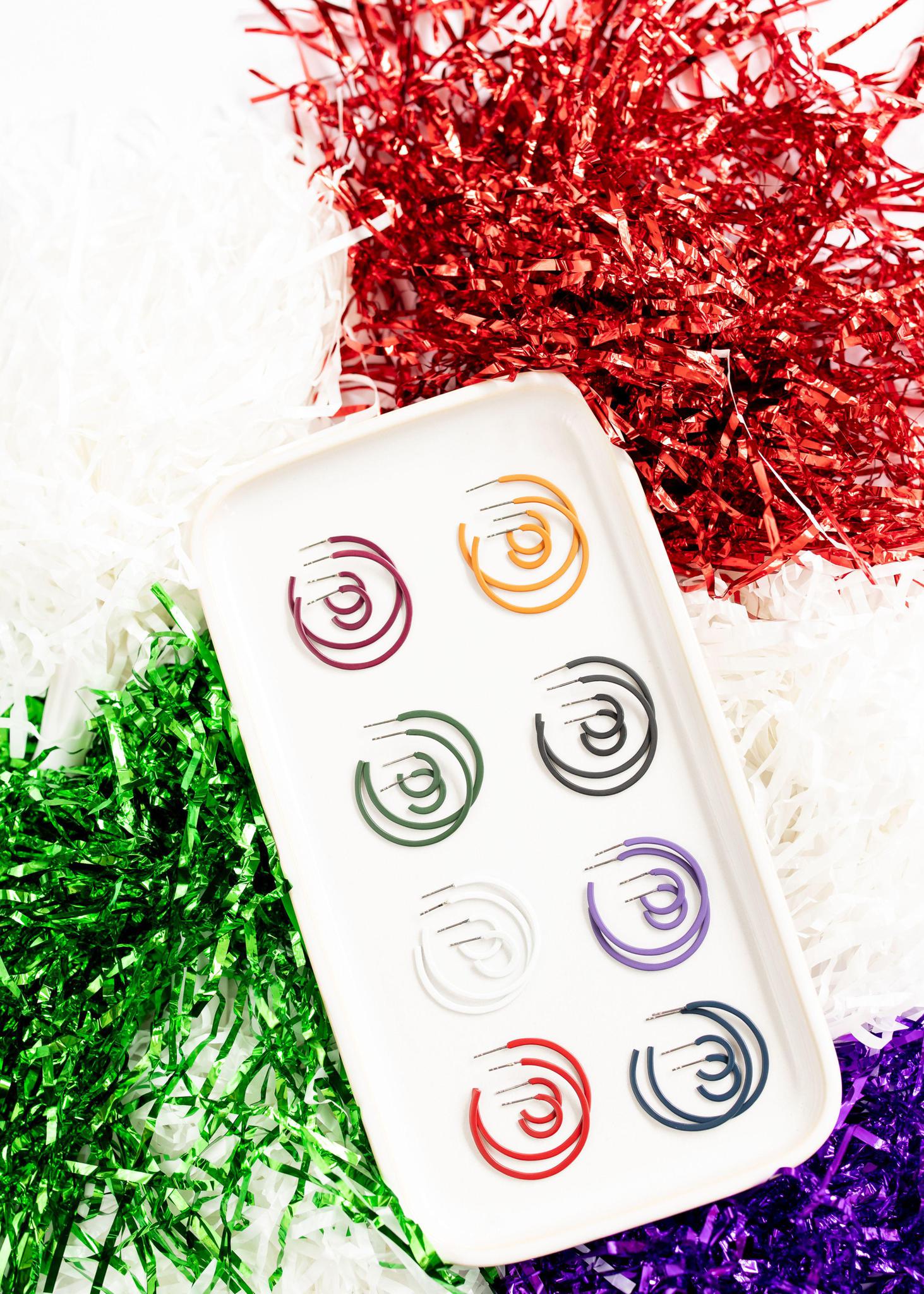 Red | Small Game Day Hoops