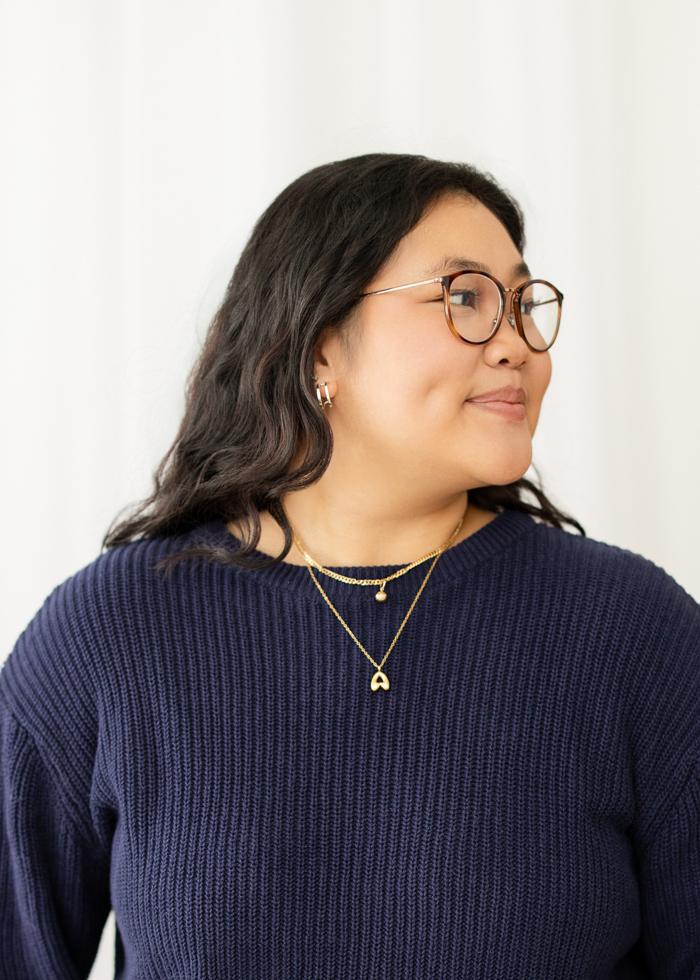 Open Arc Hoop Earrings | Silver