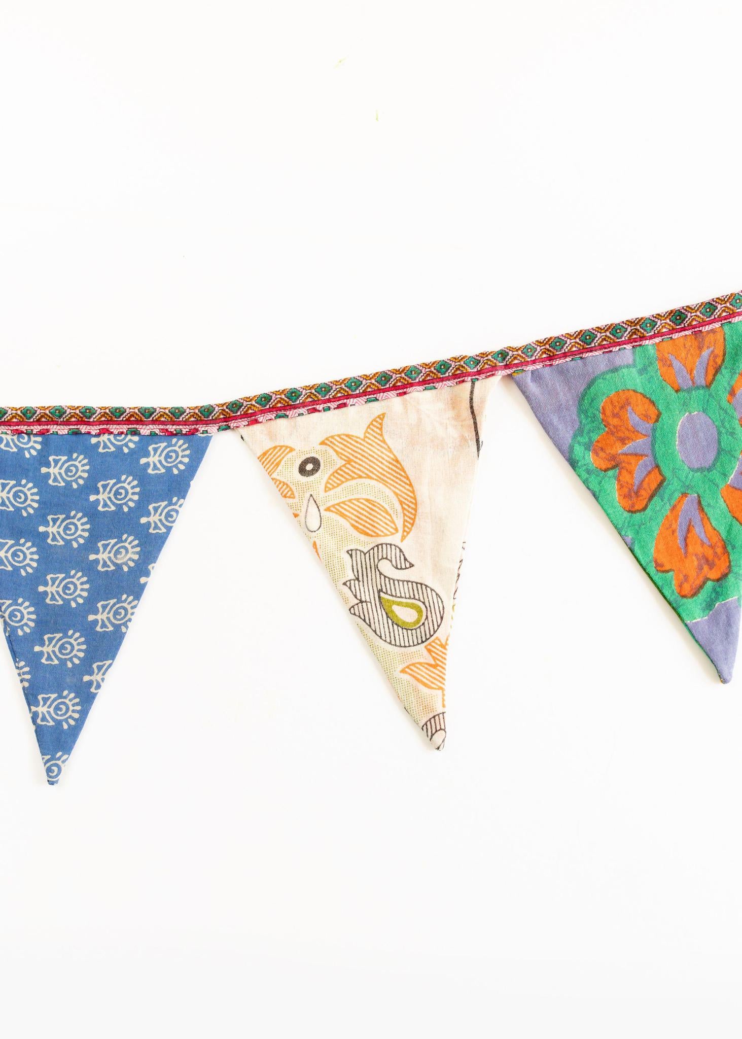 Kantha Triangle Bunting - Mercy House Global