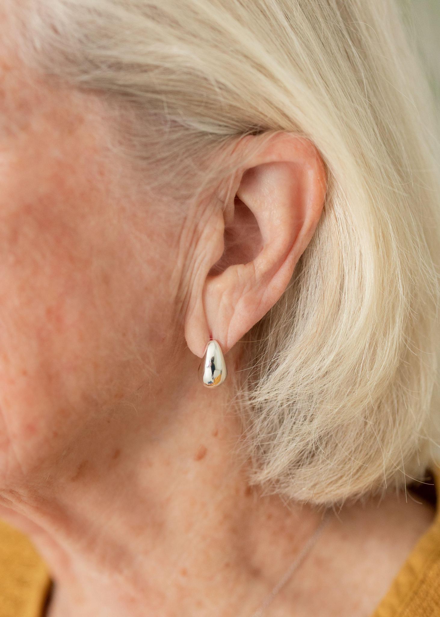 Teardrop Huggies | Silver or Gold - Mercy House Global