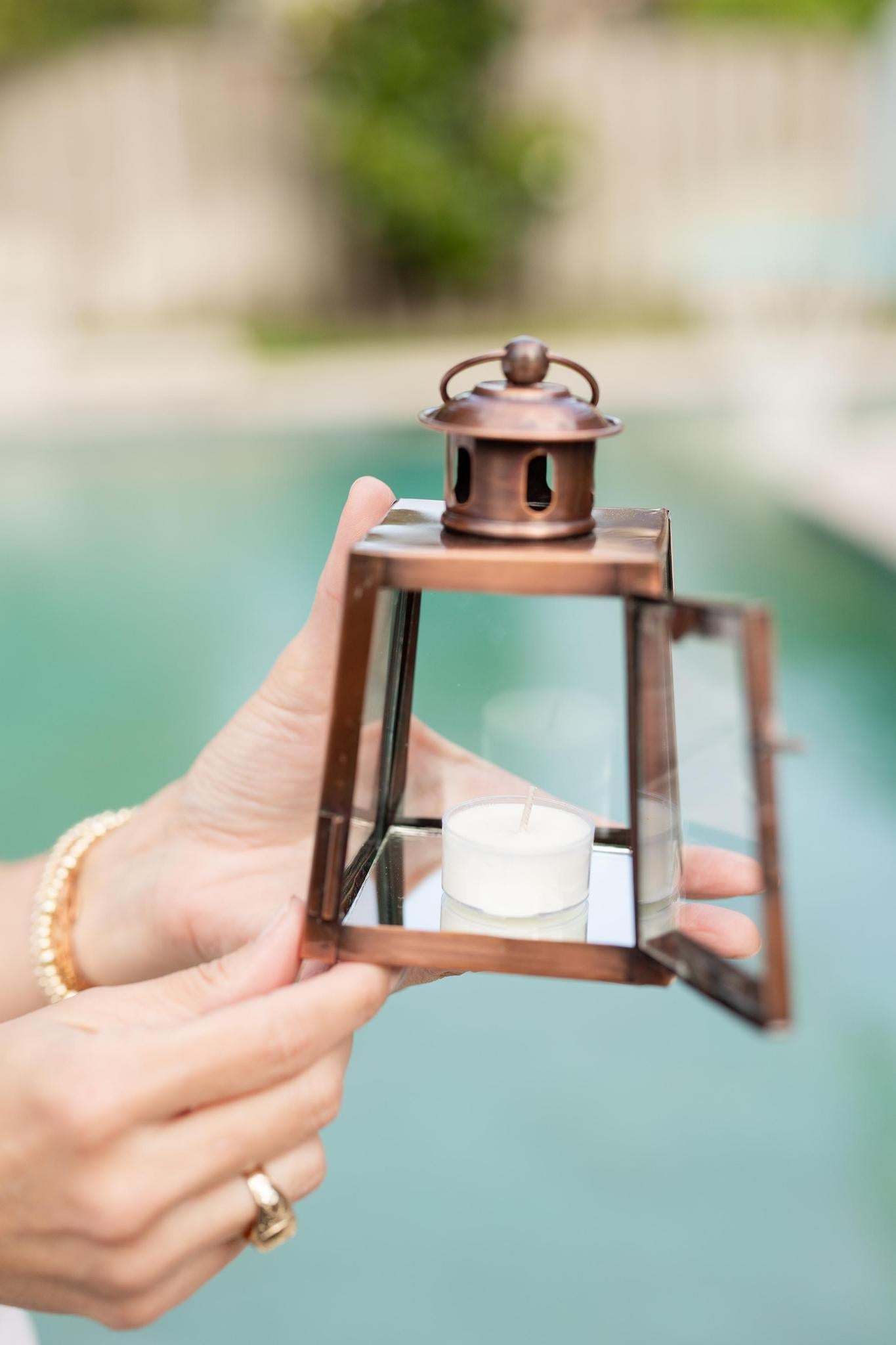 Reflective Iron Lantern