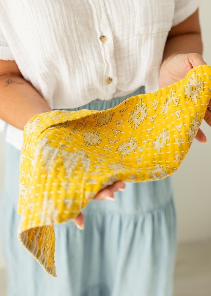 Kantha Hand Towel - Mercy House Global