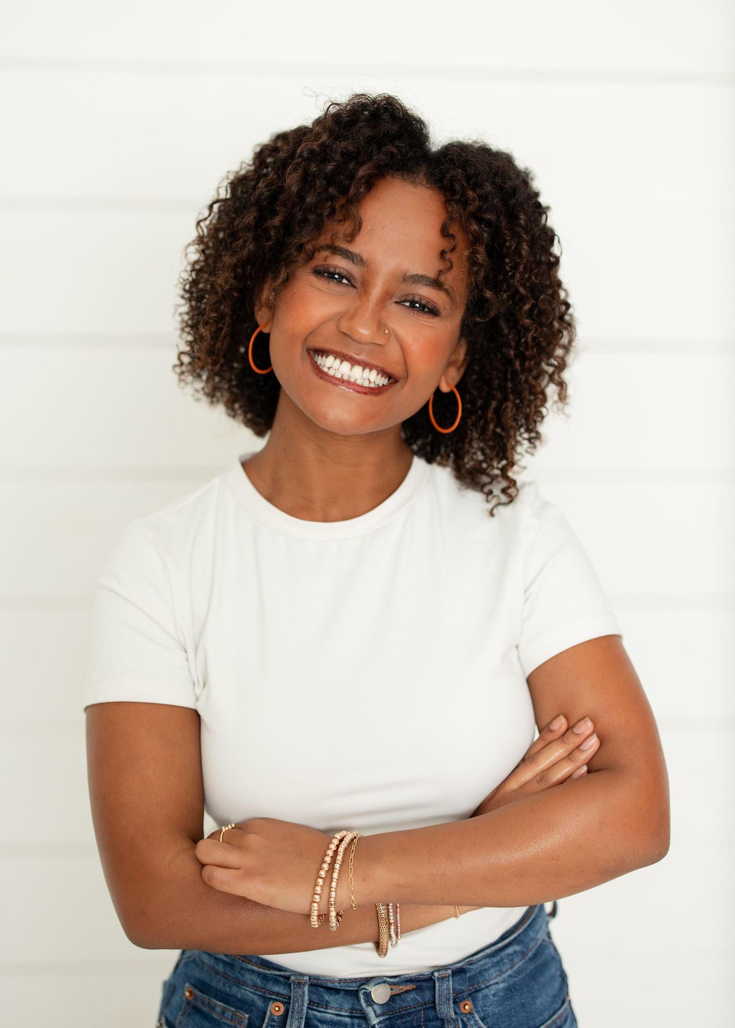 Orange | Medium Game Day Hoops