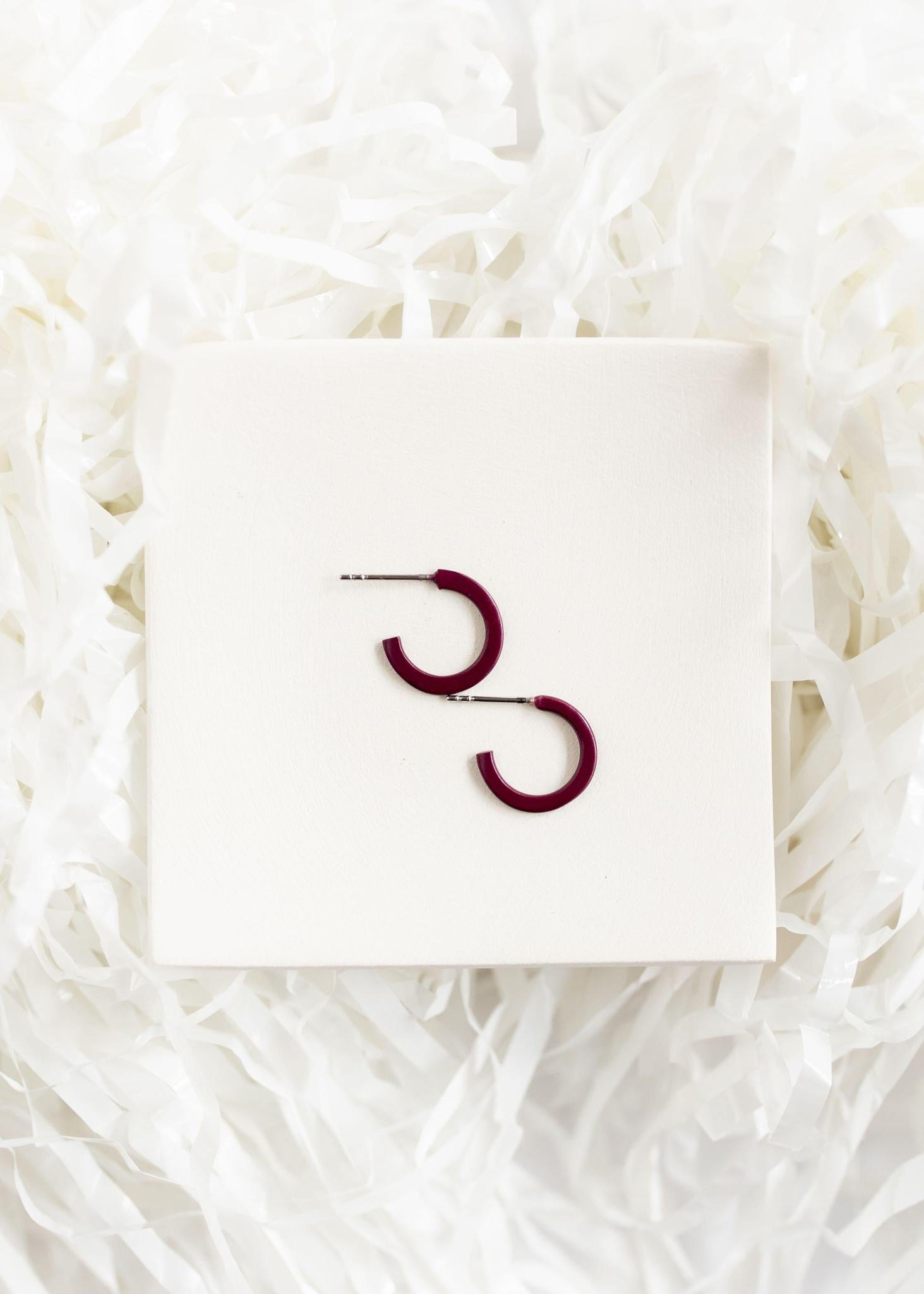 Maroon | Small Game Day Hoops