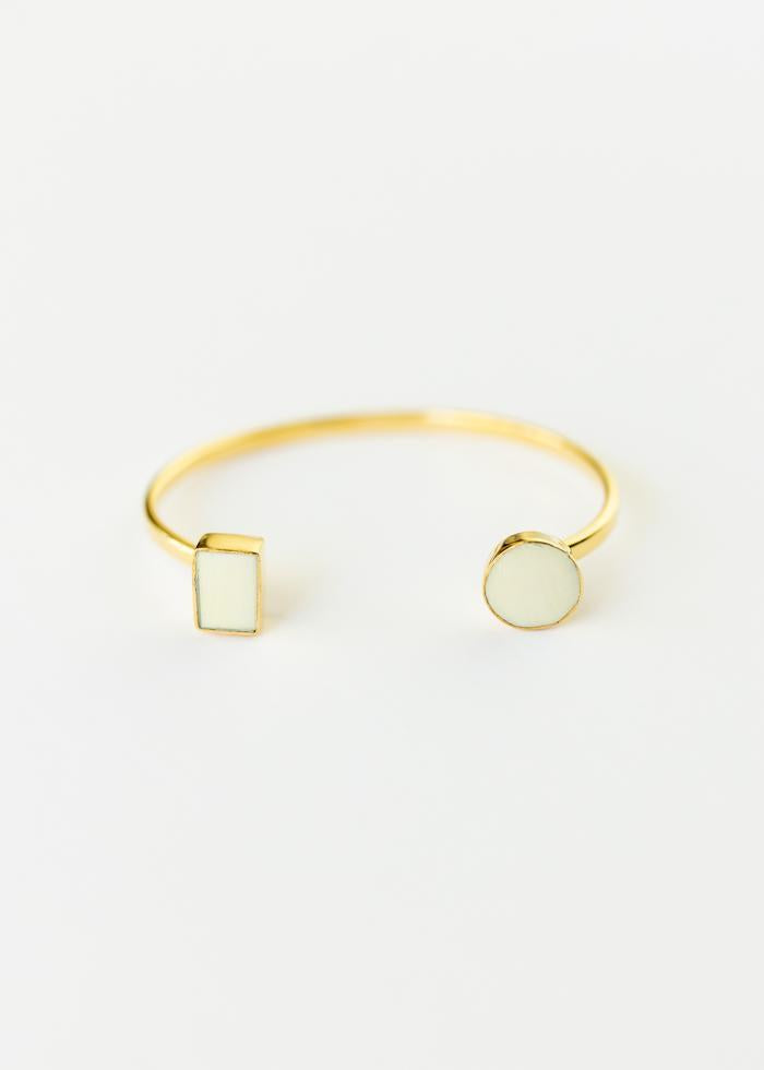 White Horn Cuff Bracelet - Mercy House Global
