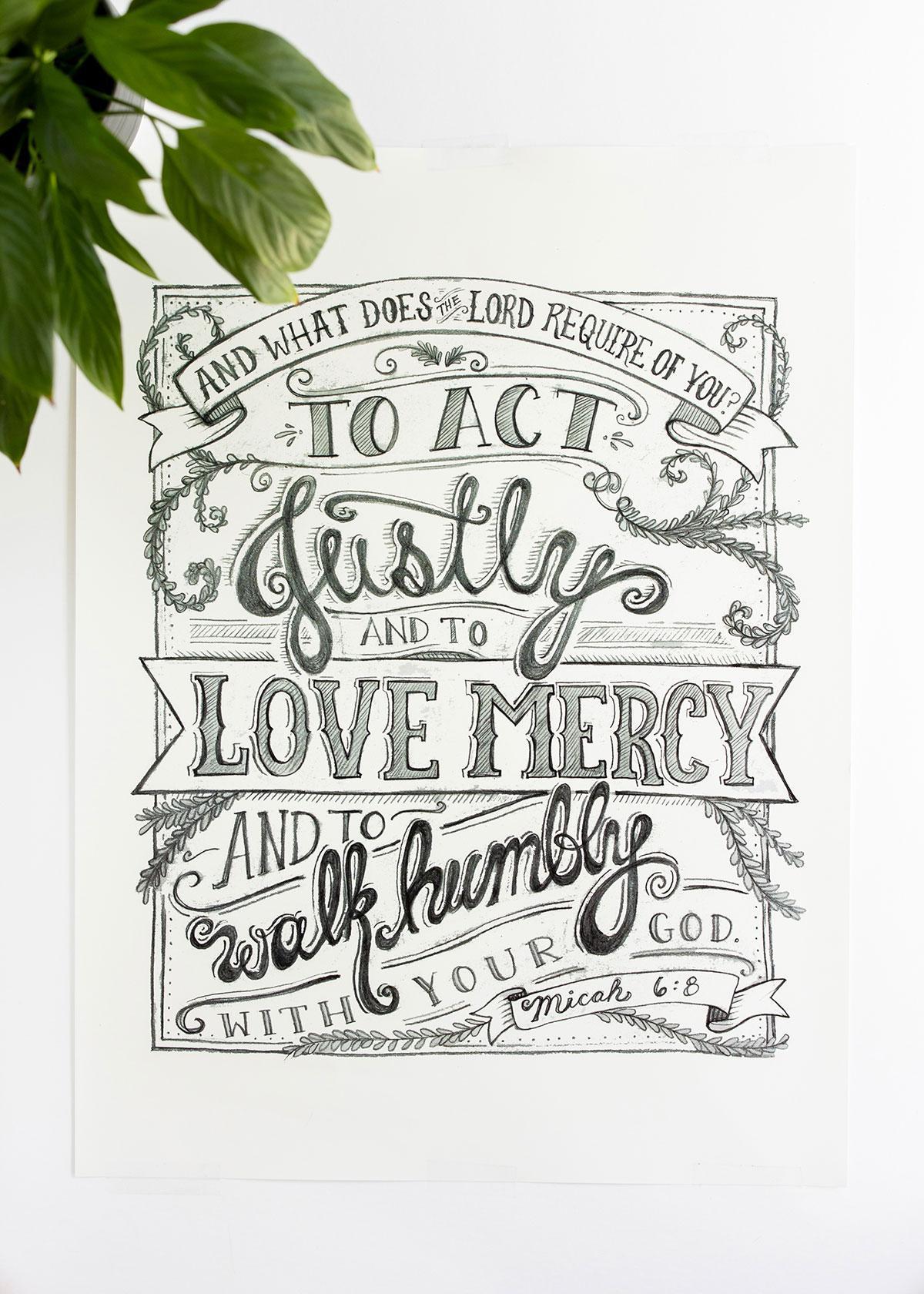 Micah 6:8 | 18" x 24" Poster - Mercy House Global