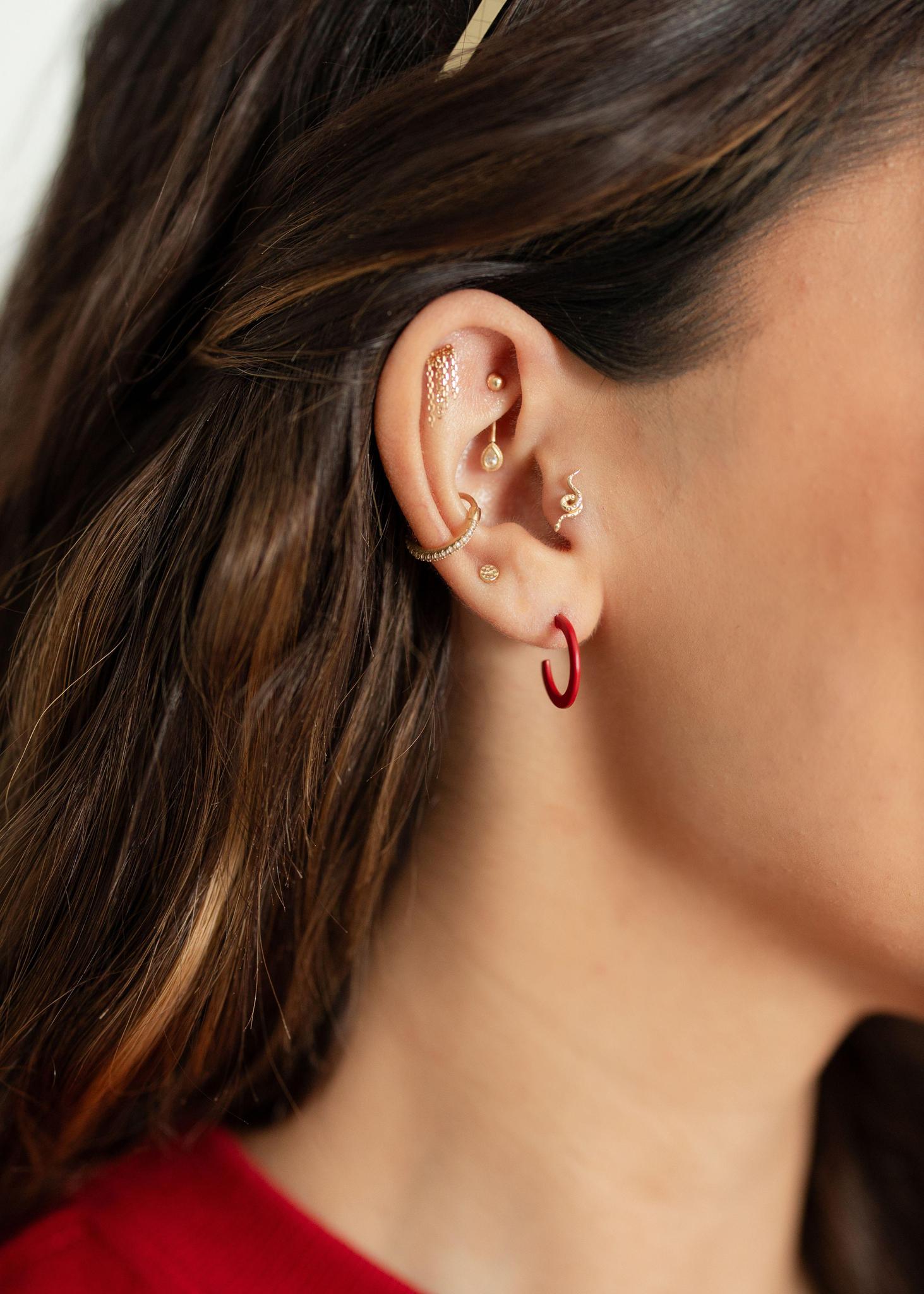 Red | Small Game Day Hoops