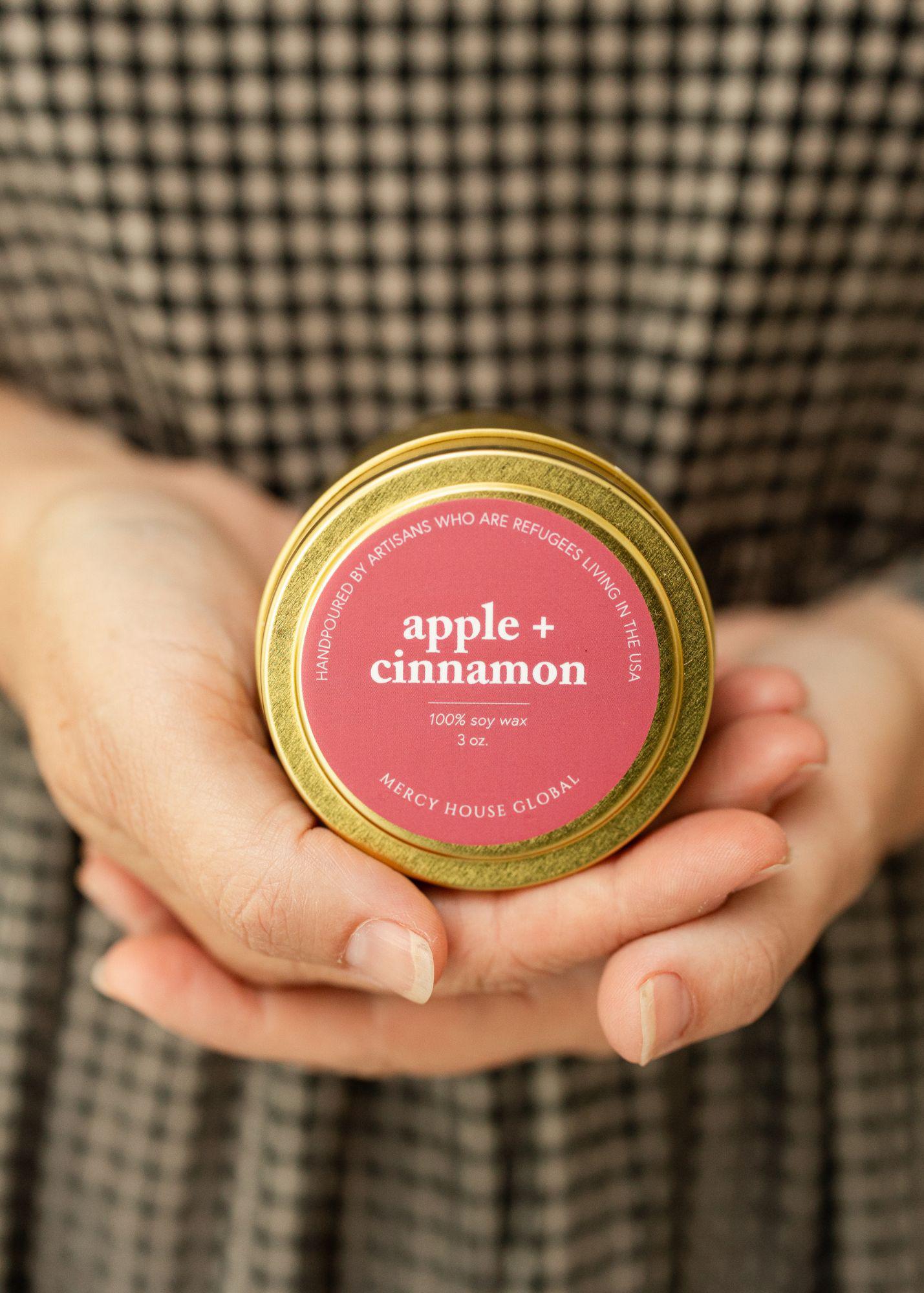 Apple Cinnamon Candle | 3 oz Tin - Mercy House Global