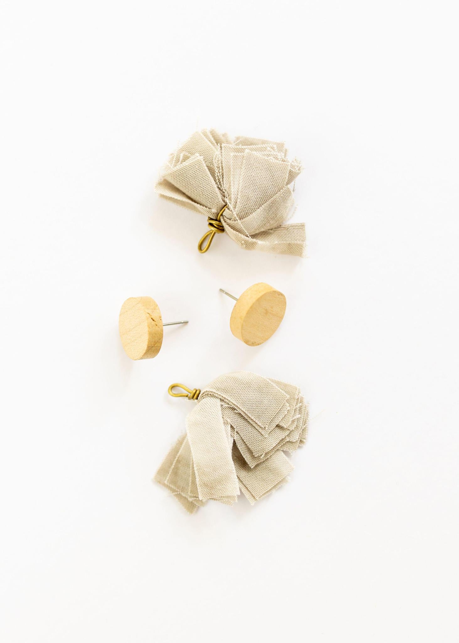 Upcycled Batik Earrings - Mercy House Global