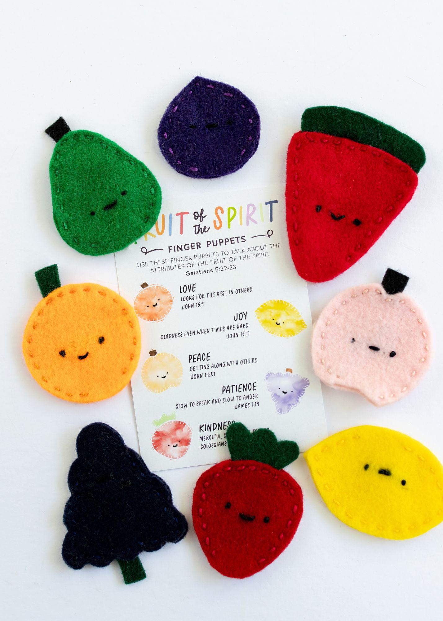 Fruit of the Spirit Finger Puppets - Mercy House Global