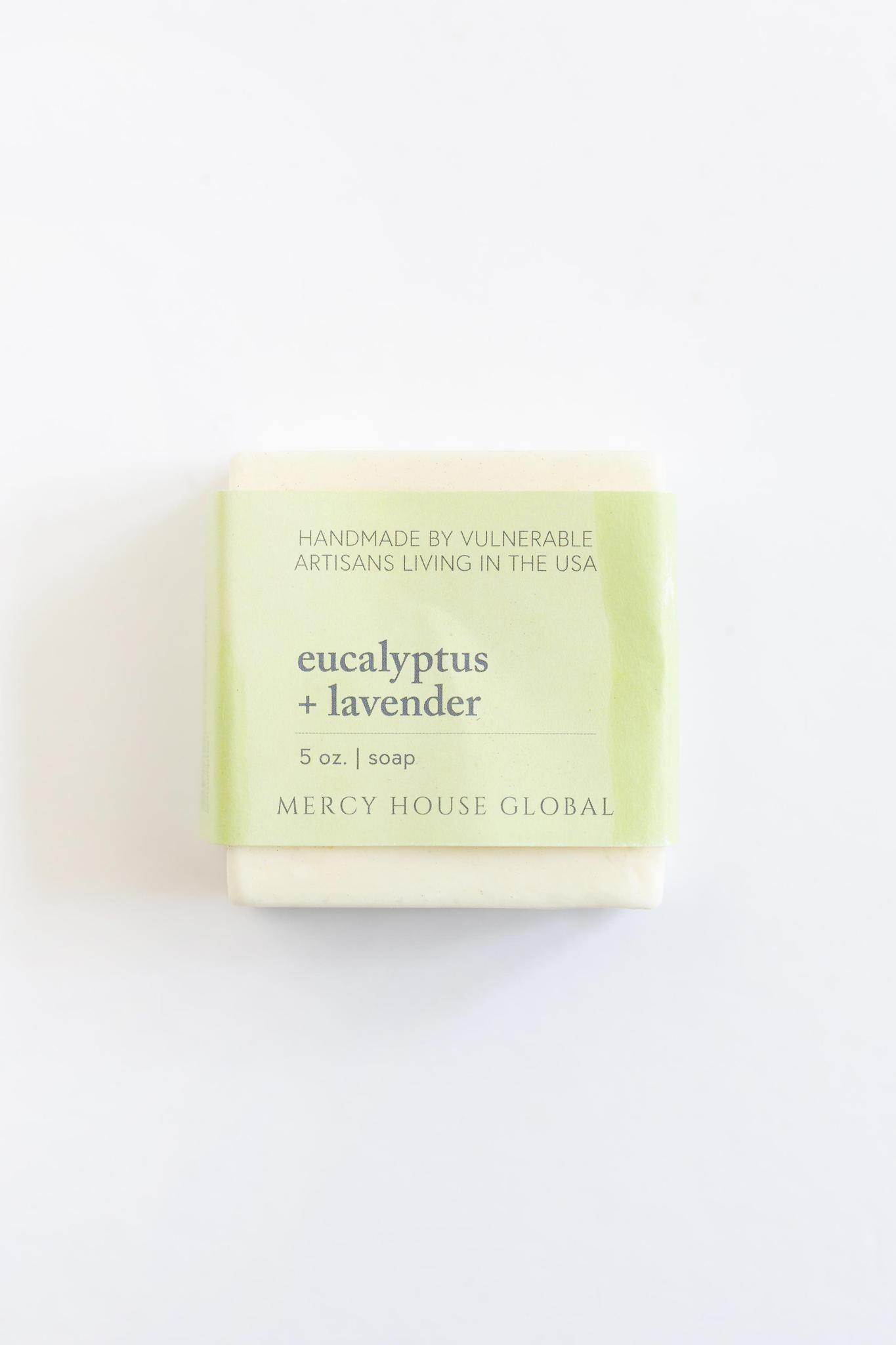 Eucalyptus + Lavender Soap | 5 oz. + FREE Wooden Soap Saver