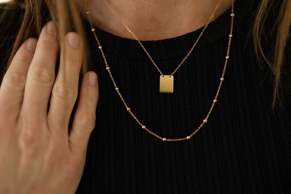 Layered Gold Necklace - Mercy House Global