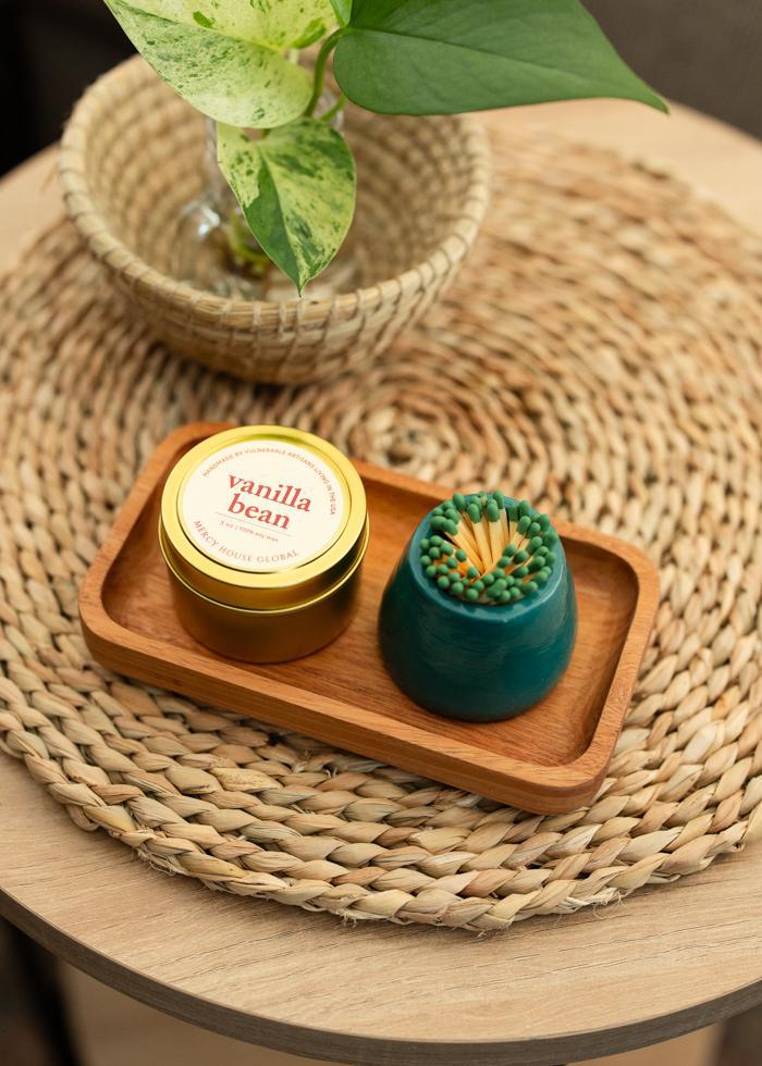 Wooden Catchall Tray - Mercy House Global