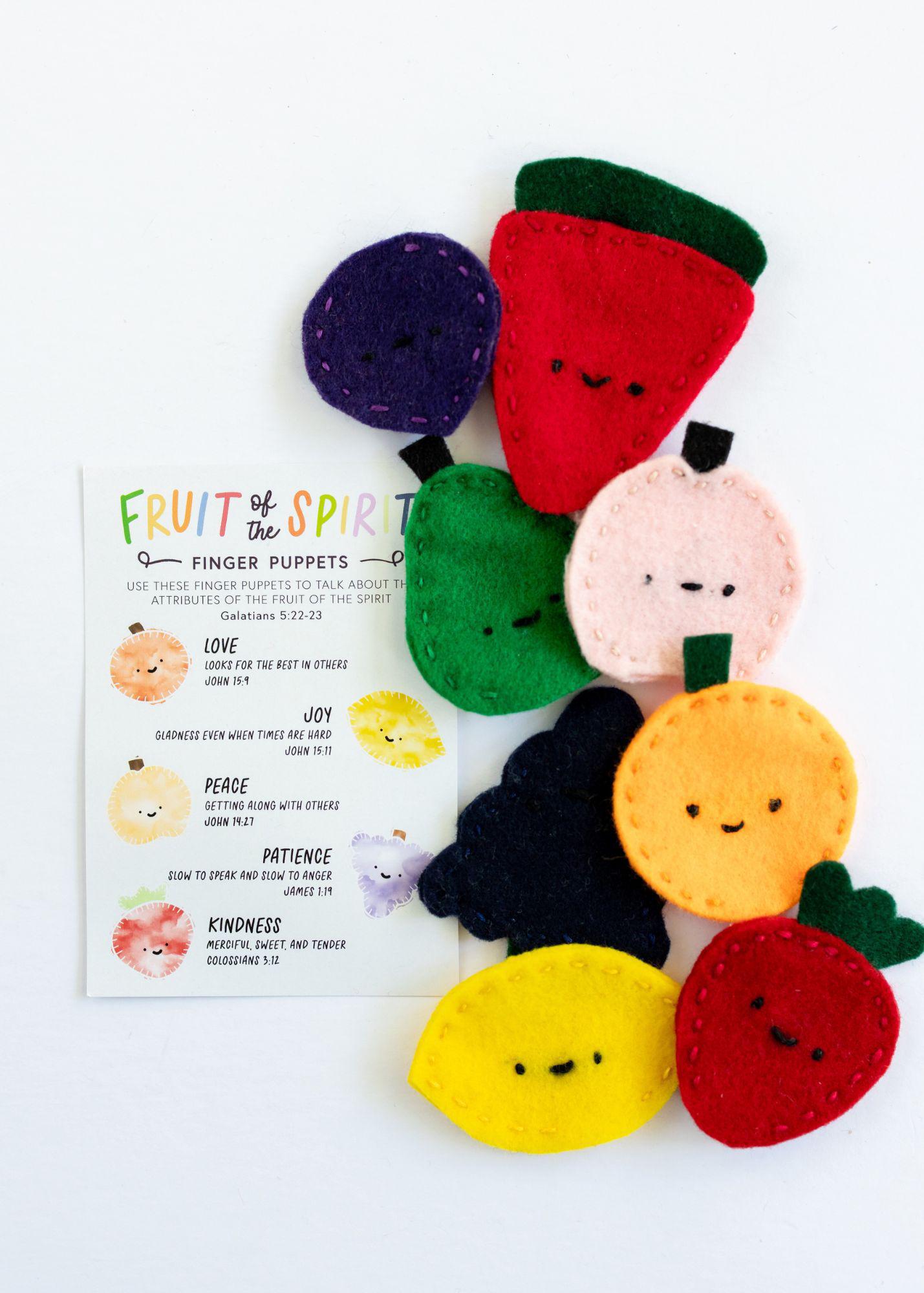 Fruit of the Spirit Finger Puppets - Mercy House Global
