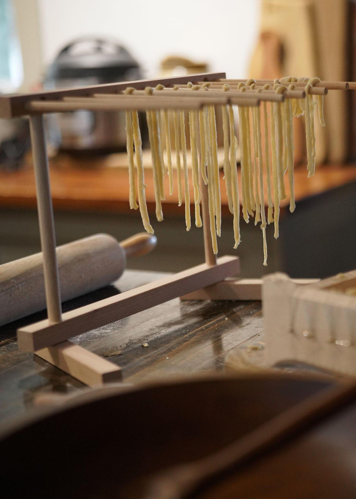 Pasta Chitarra + Drying Rack