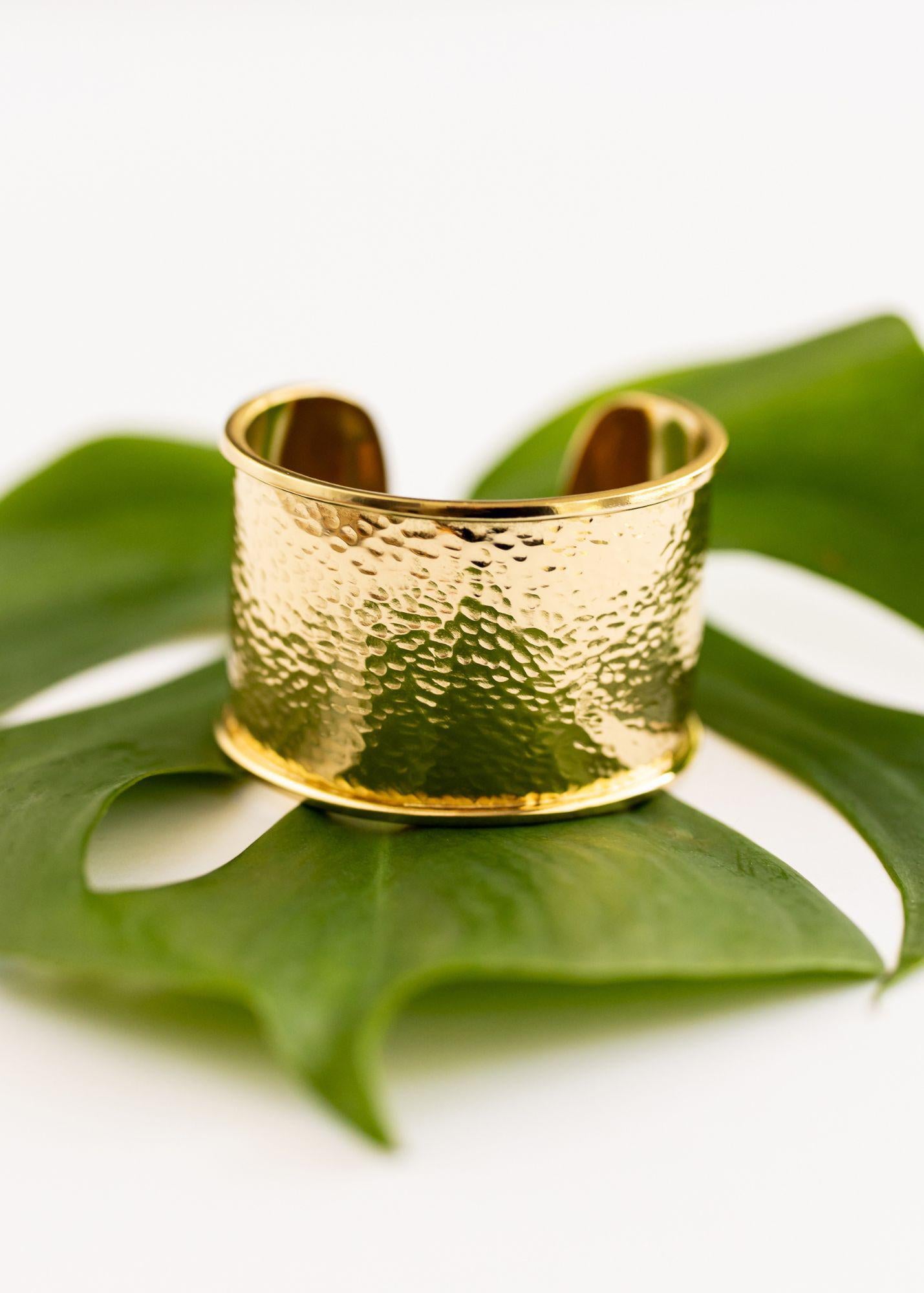 Empowered Hammered Cuff - Mercy House Global