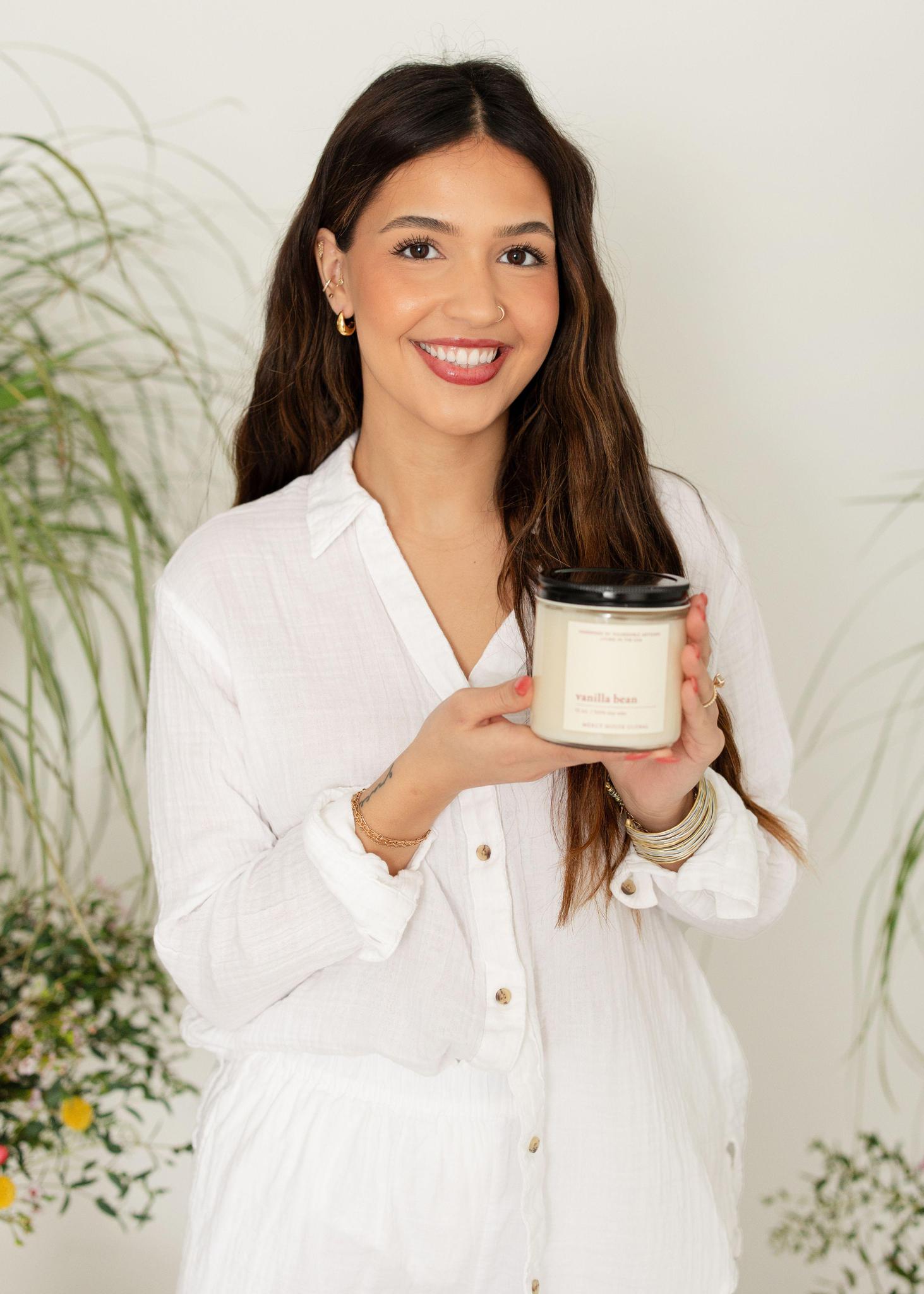 Vanilla Bean Candle | 12 oz. Glass Jar - Mercy House Global