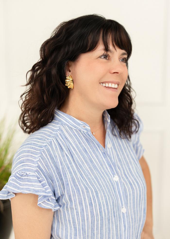 Ruffled Earrings | Gold - Mercy House Global