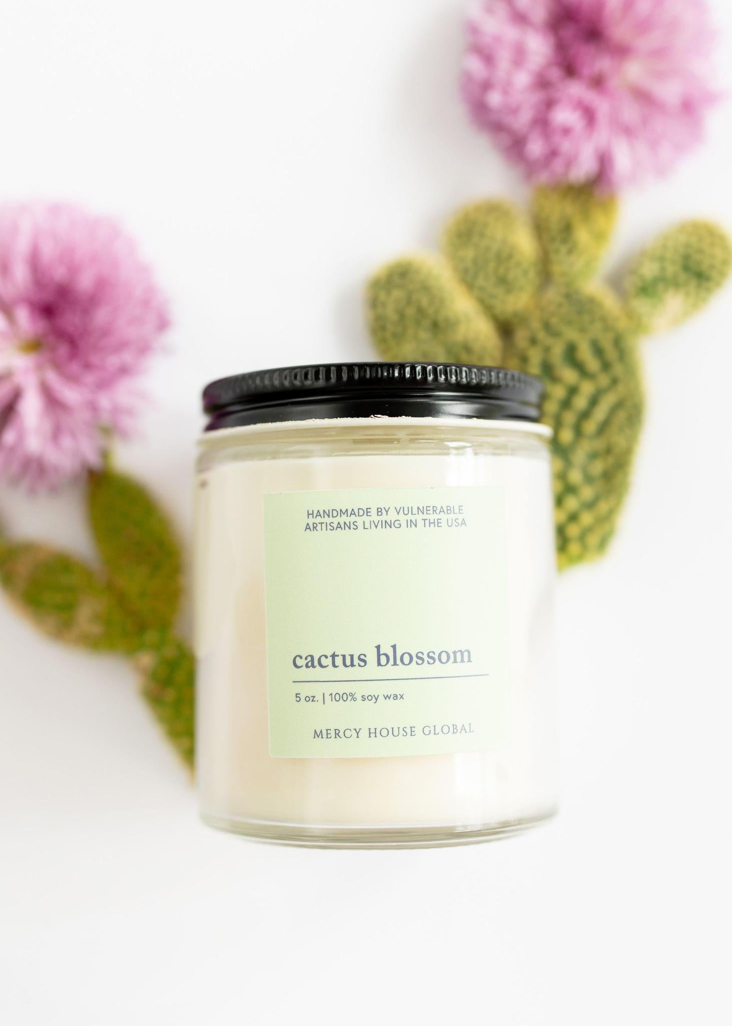 Cactus Blossom Candle | 5 oz. Glass Jar