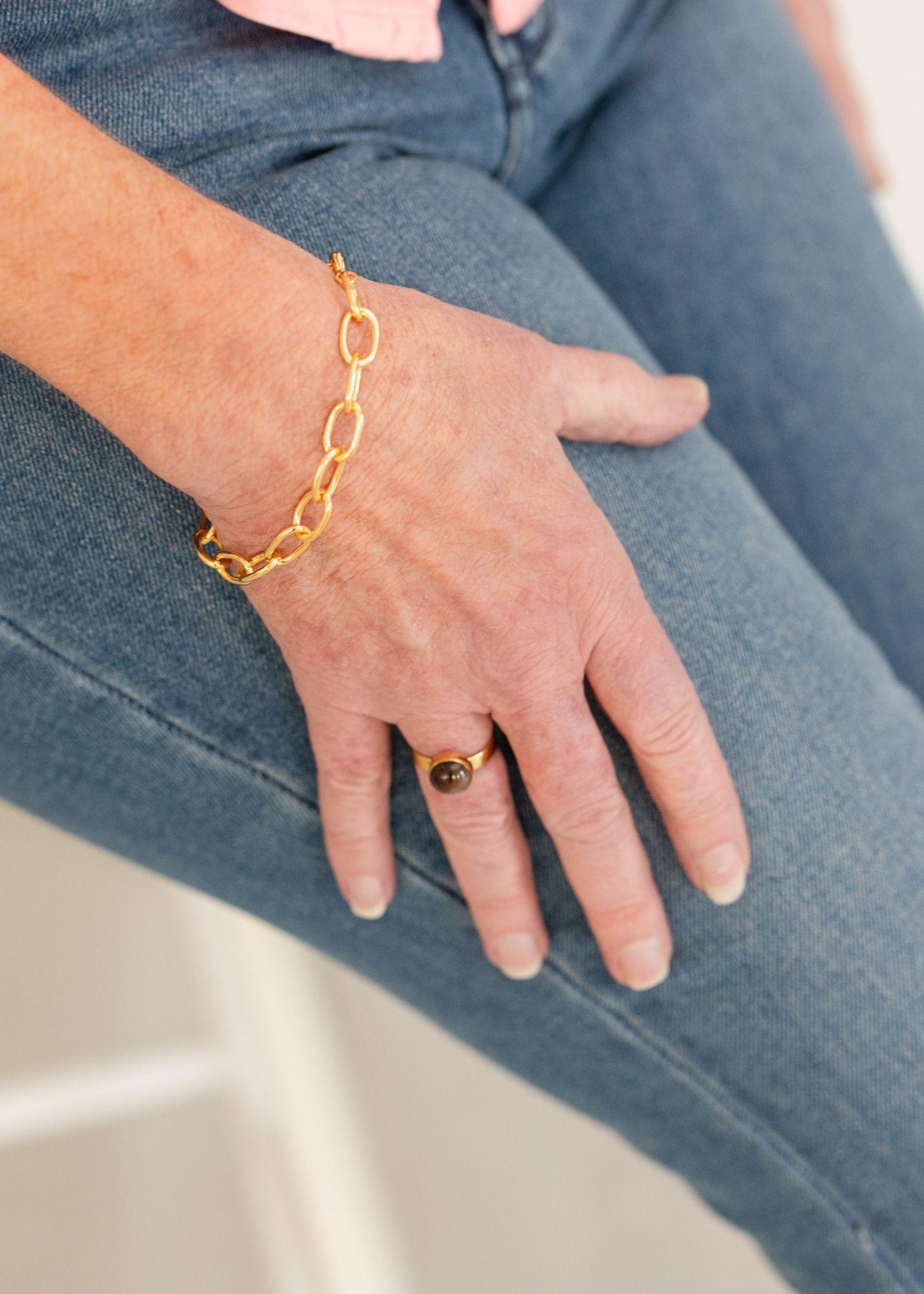 Brass + Horn Circle Ring - Mercy House Global