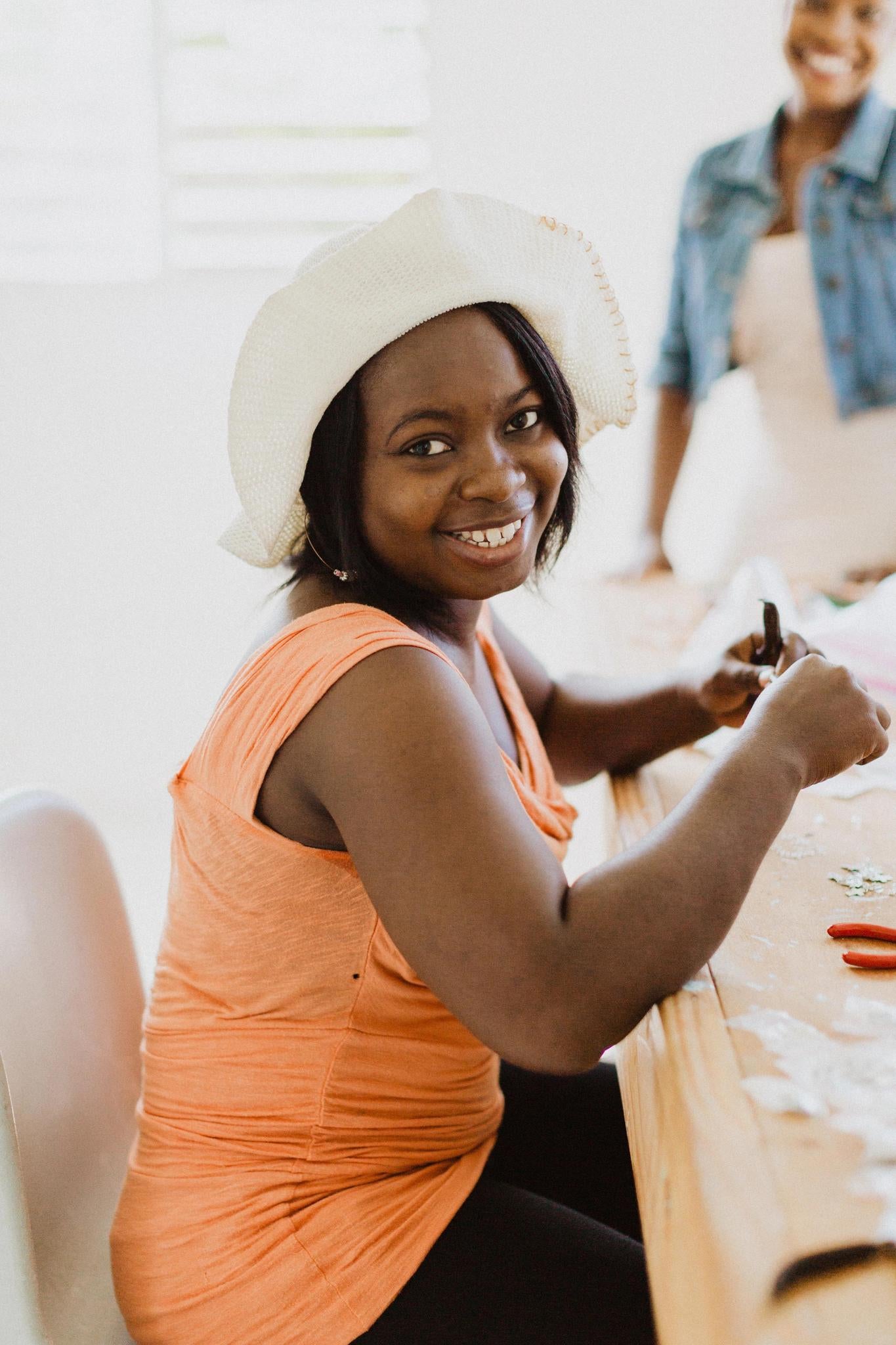 Gold Heart Pearl Drop Earrings - Mercy House Global