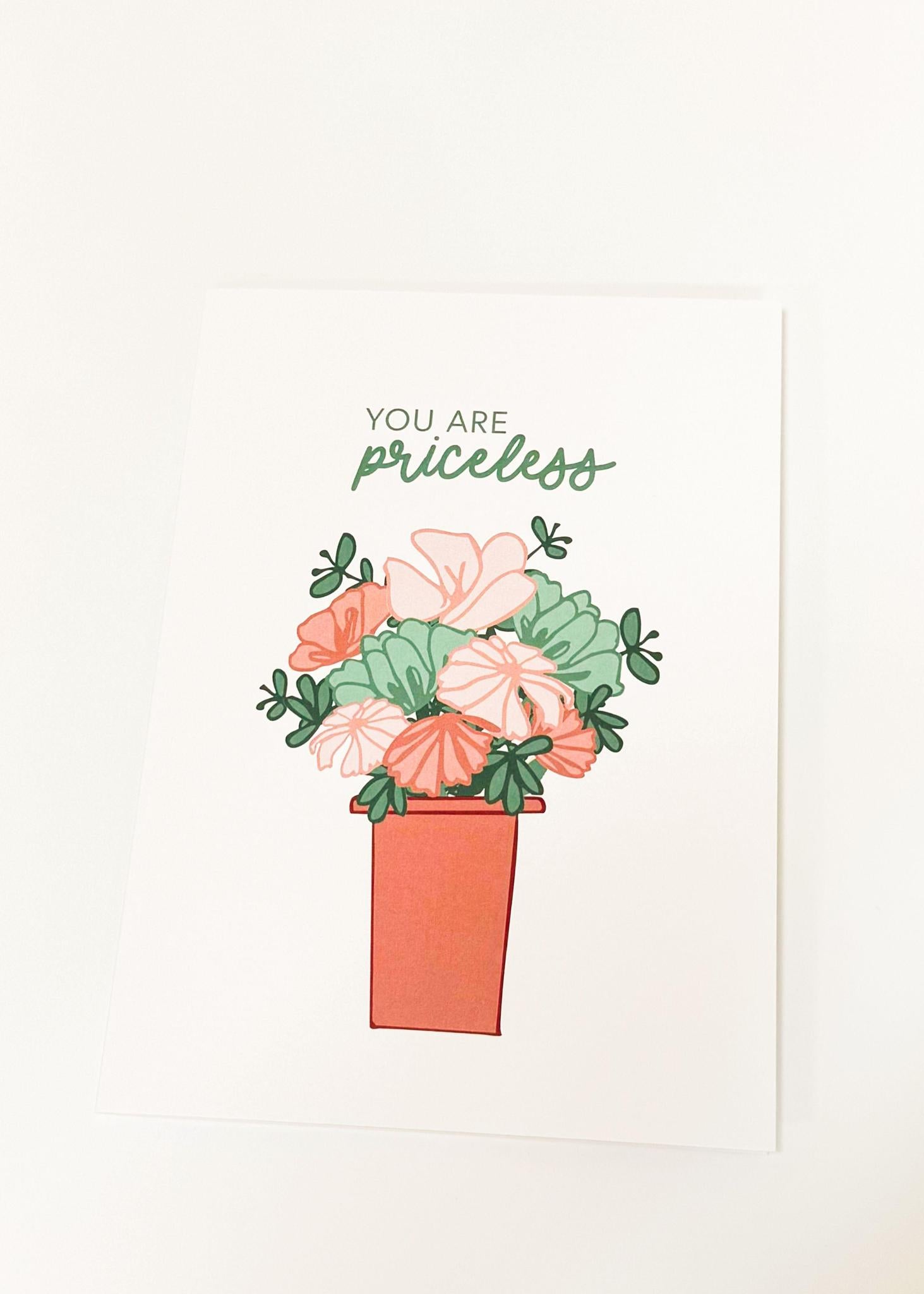 She is Priceless Greeting Card