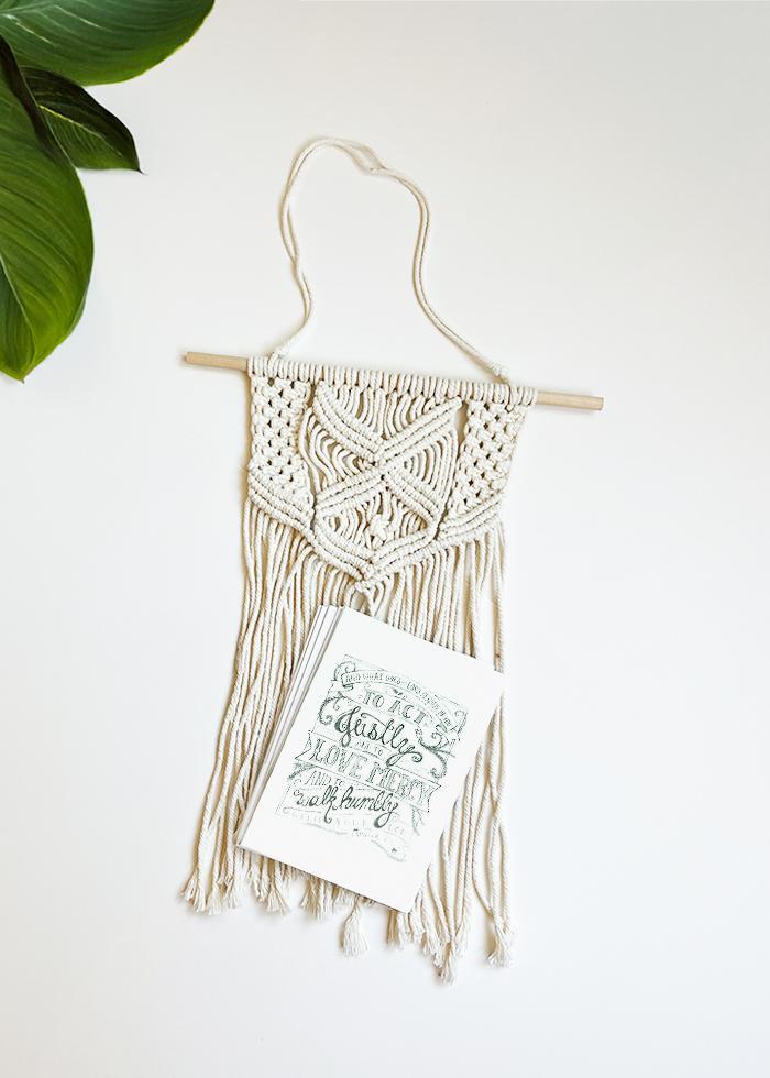 Macrame + Micah 6:8 | Set of 6 Greeting Cards
