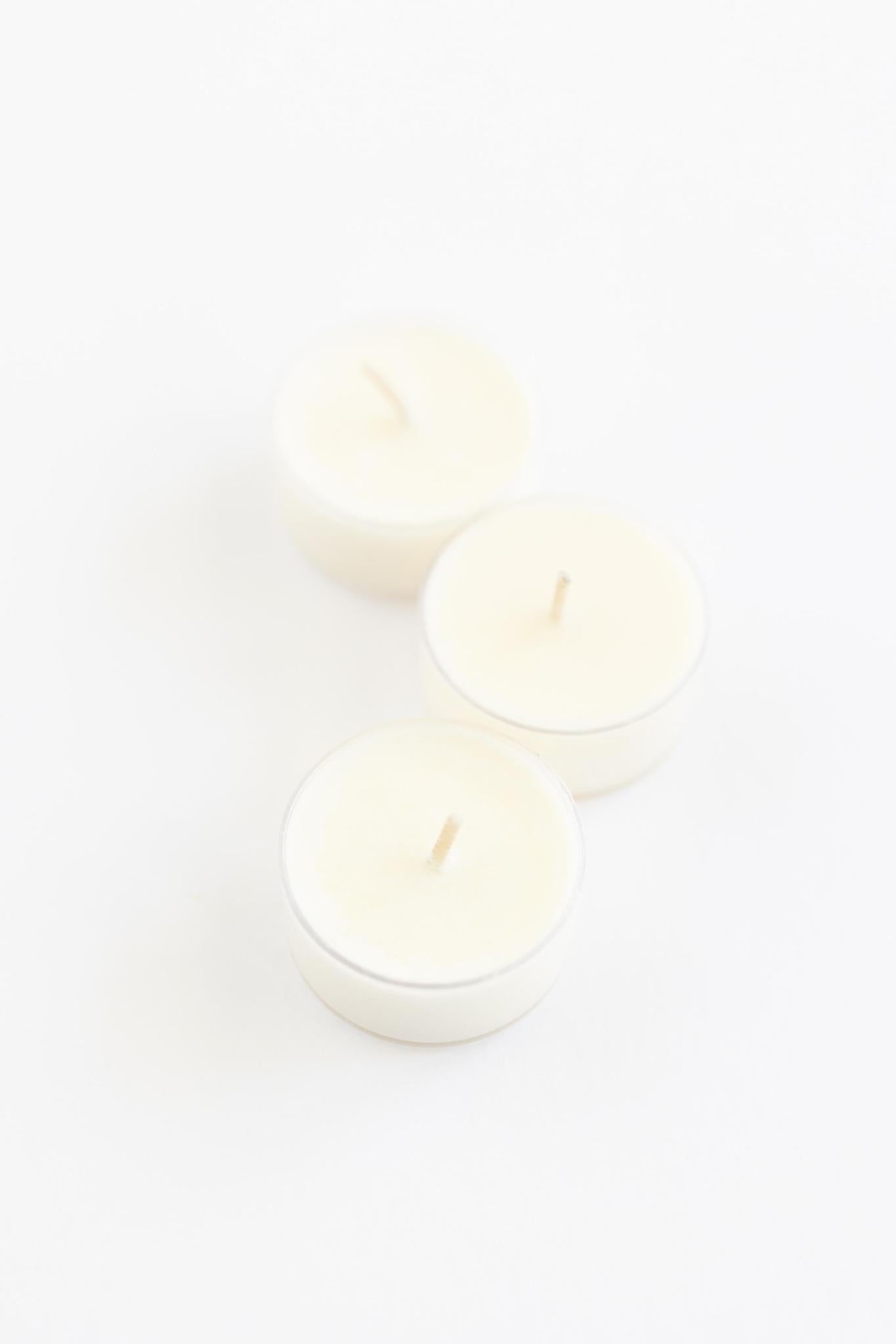 Brass Tealight Holders + FREE Frosted Juniper Tealights