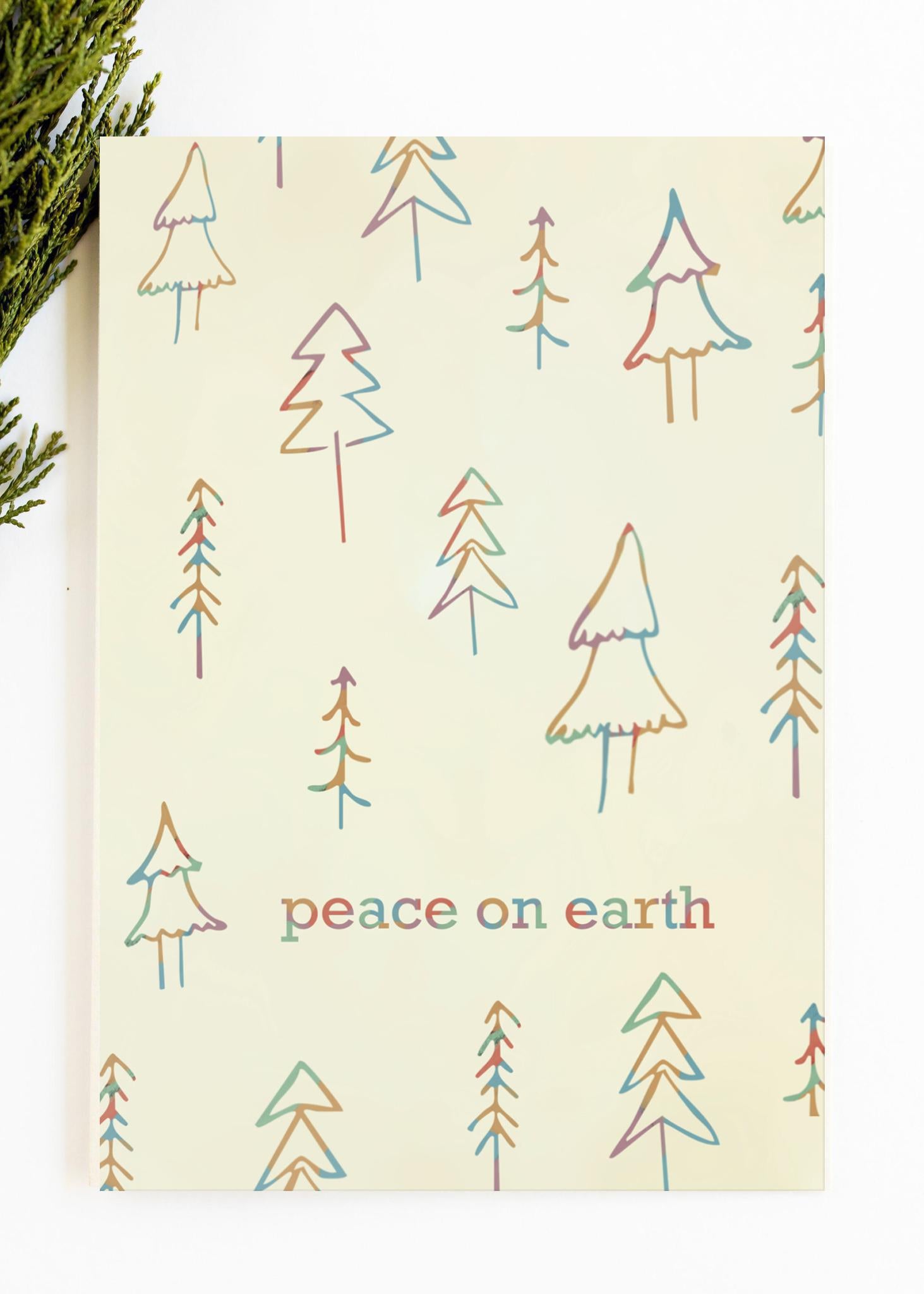 Peace on Earth Christmas Greeting Card