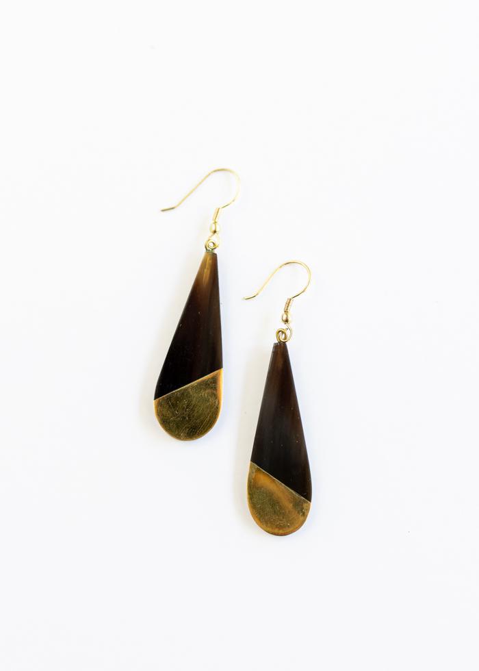 Midnight Teardrop Earrings - Mercy House Global