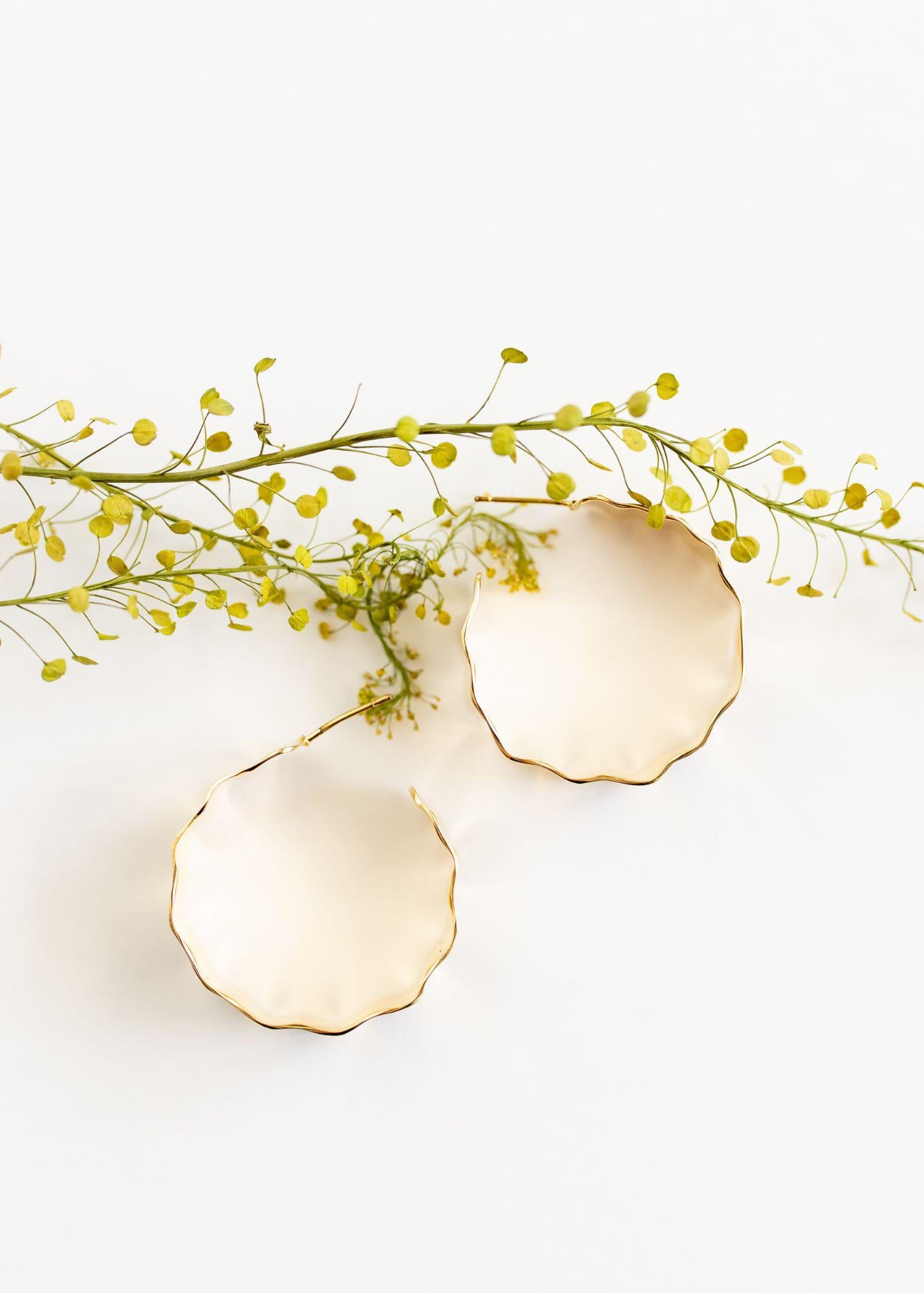 Crinkle Hoops | Silver or Gold - Mercy House Global